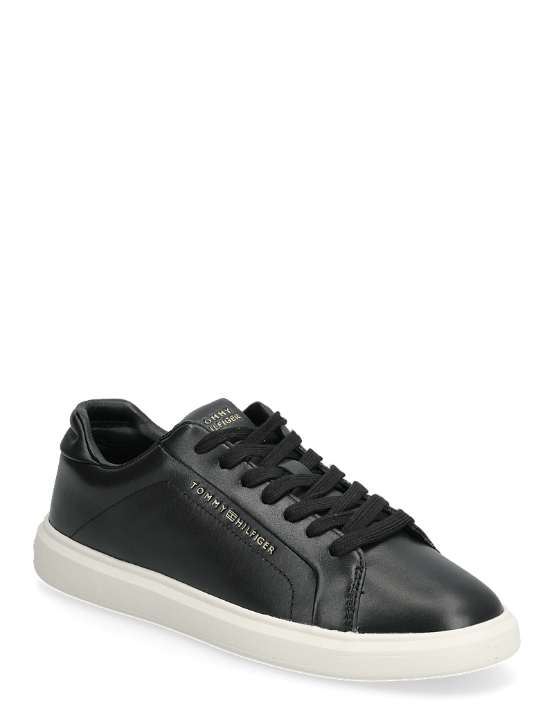 Tommy Hilfiger - ICON COURT LIGHT WEIGHT SHINNY - låga sneakers - black - 1
