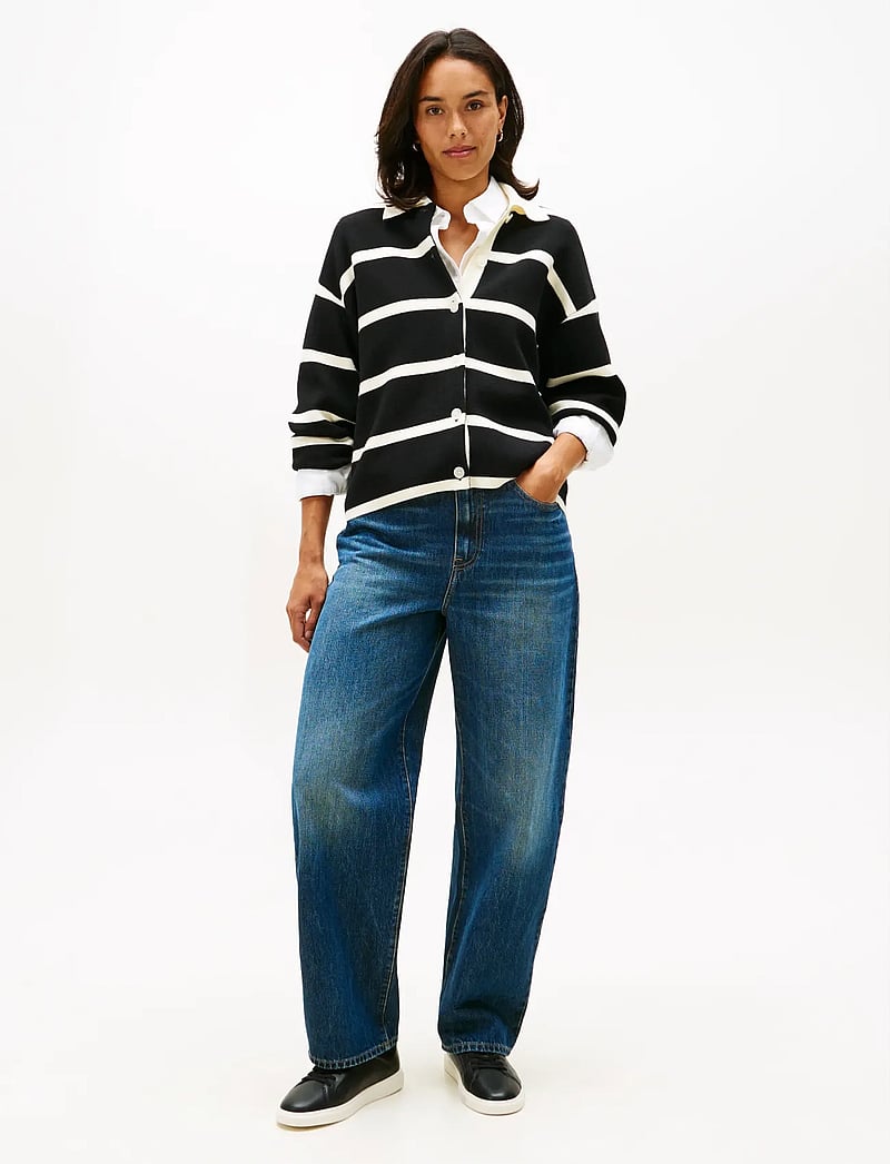 Tommy Hilfiger - ICON COURT LIGHT WEIGHT SHINNY - låga sneakers - black - 0