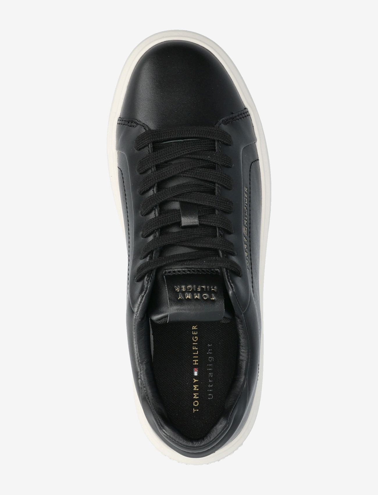 Tommy Hilfiger - ICON COURT LIGHT WEIGHT SHINNY - låga sneakers - black - 4