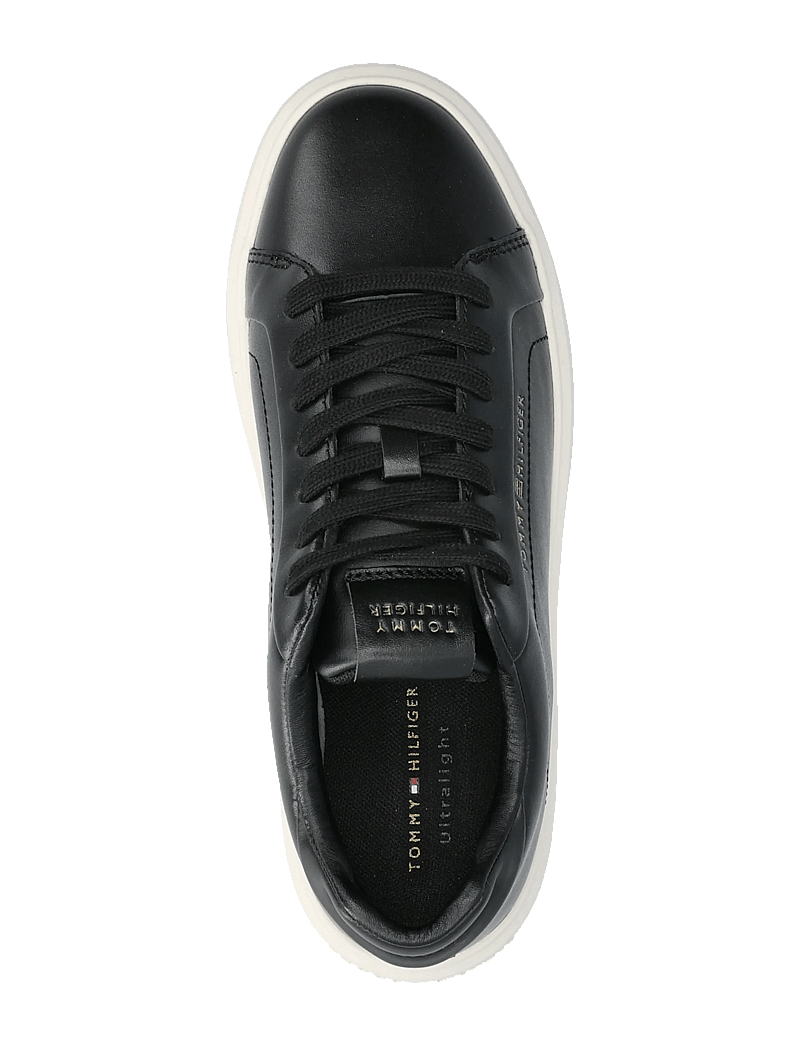 Tommy Hilfiger - ICON COURT LIGHT WEIGHT SHINNY - låga sneakers - black - 4