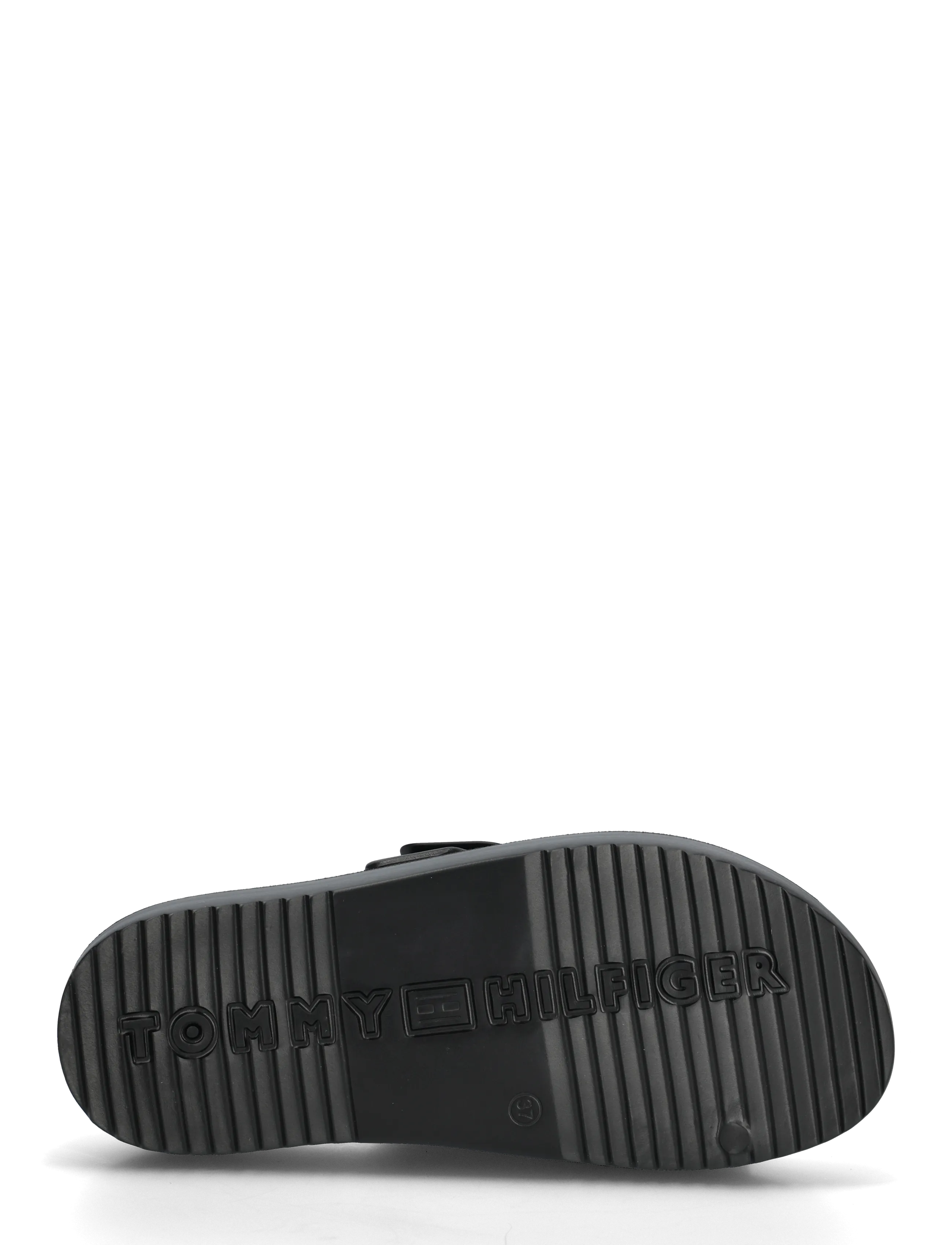 Tommy Hilfiger - TH LIGHT DOUBLE STRAP SANDAL - flade sandaler - black - 4