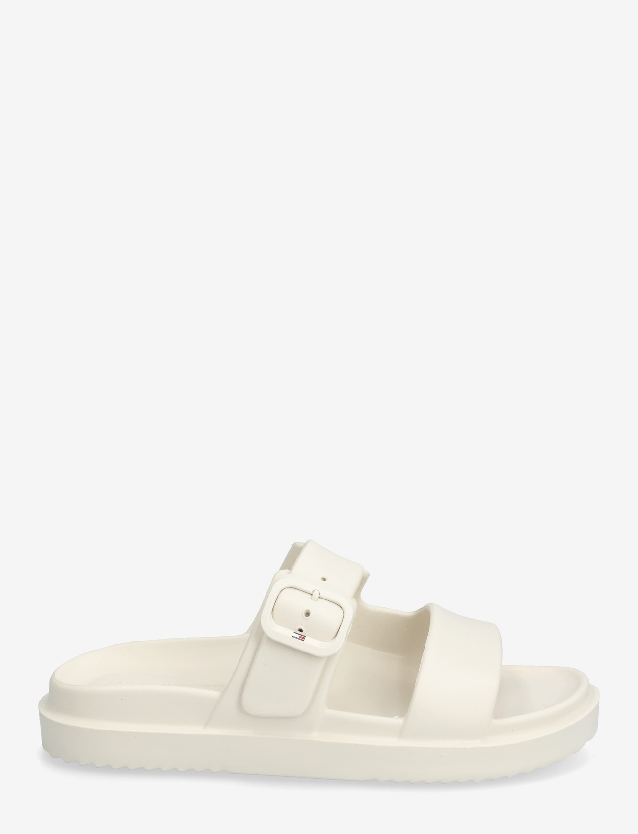 Tommy Hilfiger - TH LIGHT DOUBLE STRAP SANDAL - flade sandaler - soft cream - 1