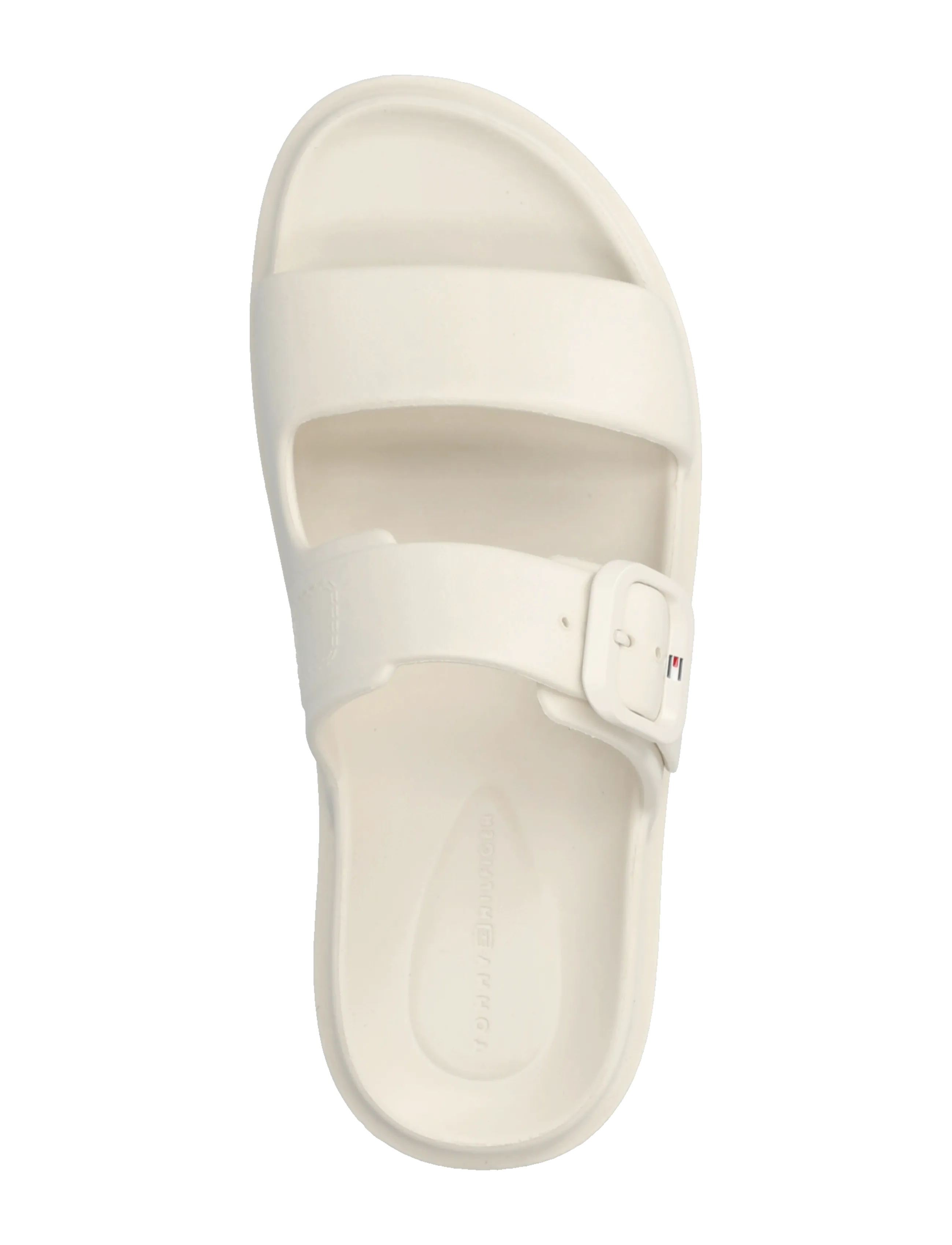 Tommy Hilfiger - TH LIGHT DOUBLE STRAP SANDAL - flat sandals - soft cream - 3