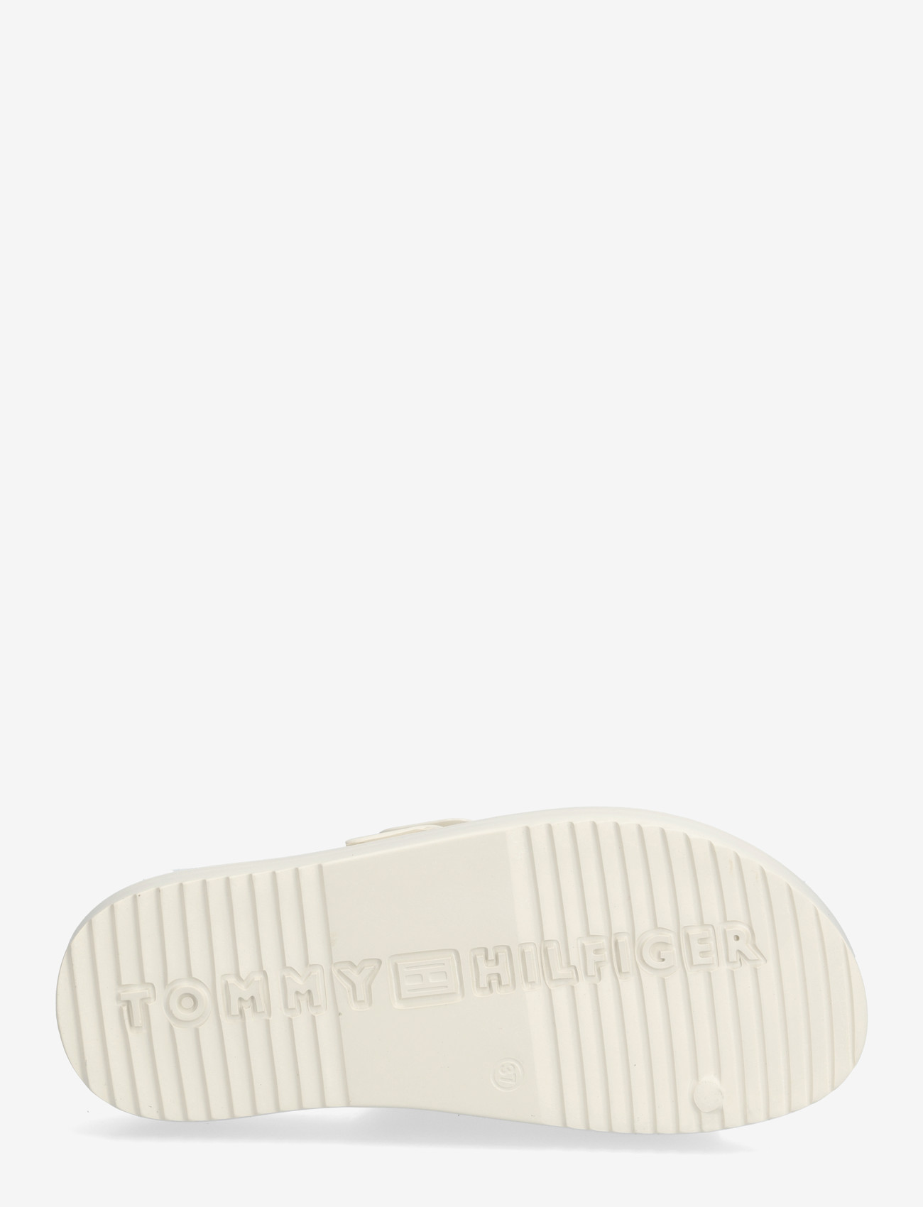 Tommy Hilfiger - TH LIGHT DOUBLE STRAP SANDAL - flade sandaler - soft cream - 4