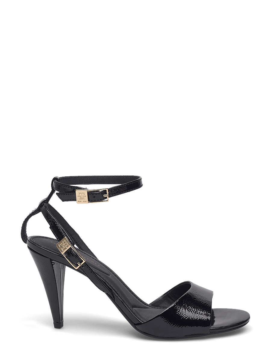 Tommy Hilfiger - TH ELEGANT PATENT SANDAL - sandaletten - black - 1