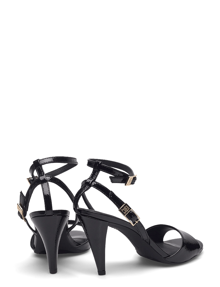 Tommy Hilfiger - TH ELEGANT PATENT SANDAL - sandaletten - black - 4