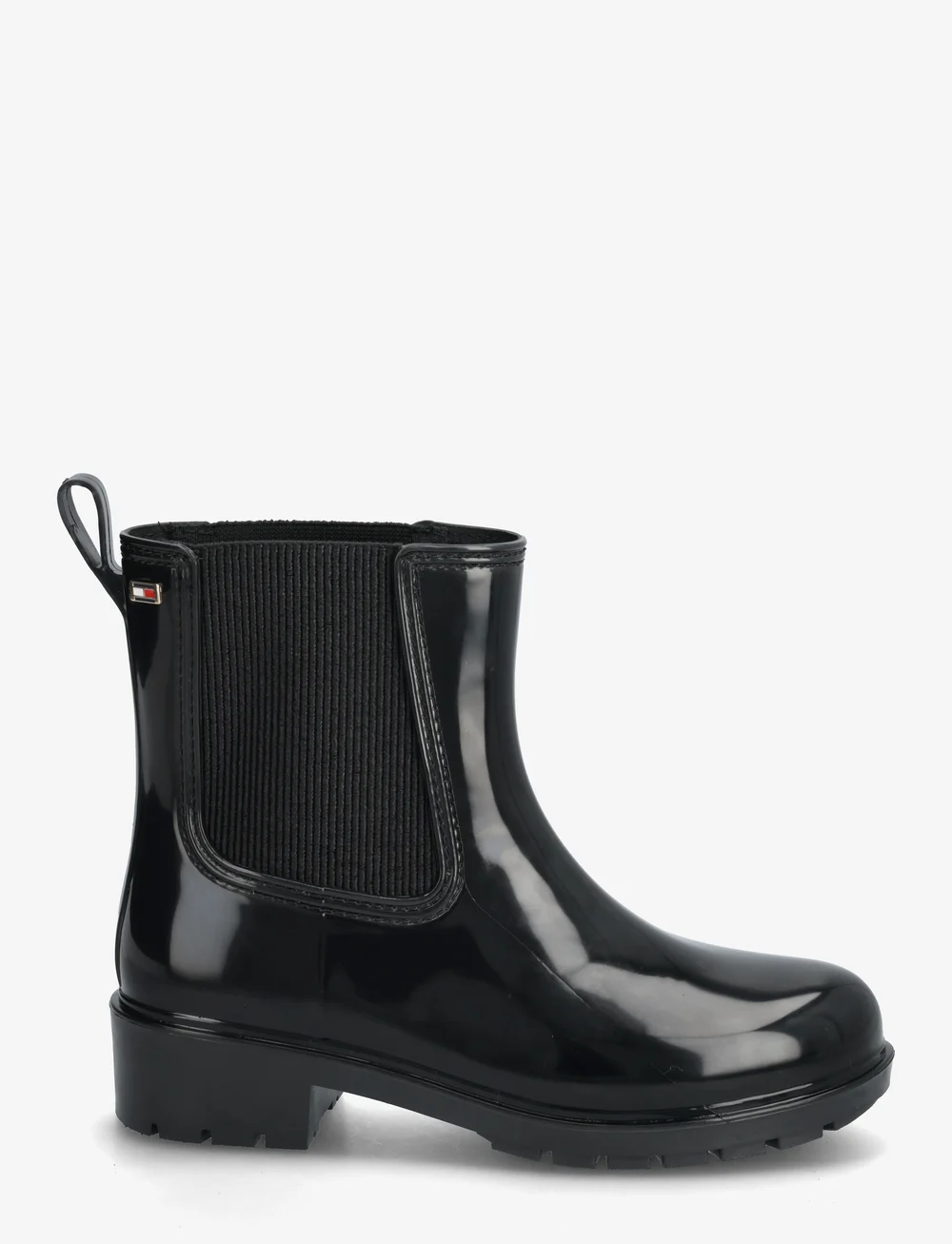 Tommy Hilfiger - FLAG HARDWARE RAINBOOT - alltags-style - black - 1