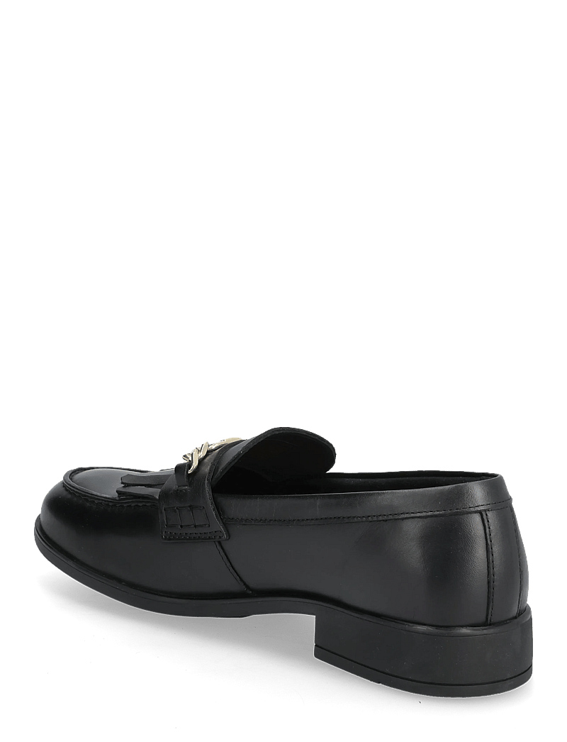 Tommy Hilfiger - TH CHAIN FRINGE LEATHER LOAFER - besondere anlässe - black - 2