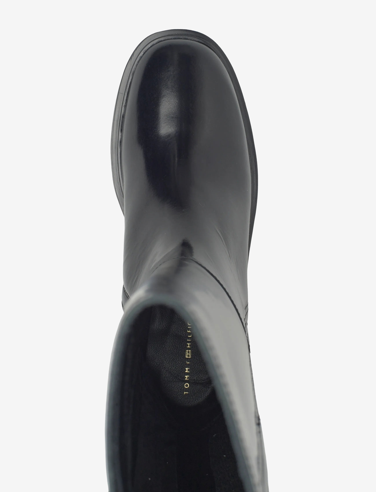Tommy Hilfiger - TH MINIMAL ABRASIVATO LONG BOOT - knähöga stövlar - black - 3