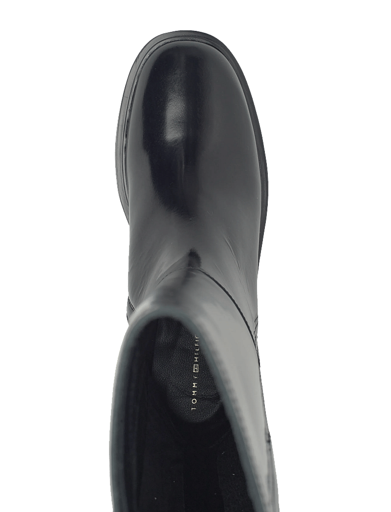 Tommy Hilfiger - TH MINIMAL ABRASIVATO LONG BOOT - knähöga stövlar - black - 3