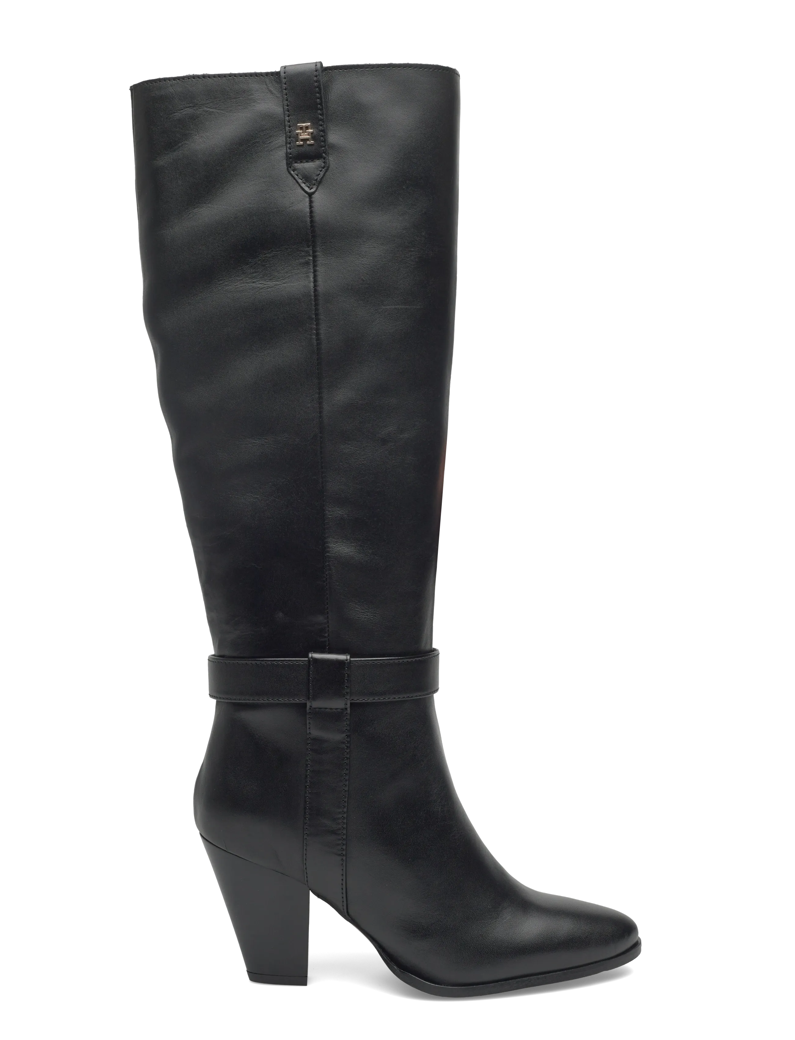 Th T-Strap Lthr Pointy Long Boot 2