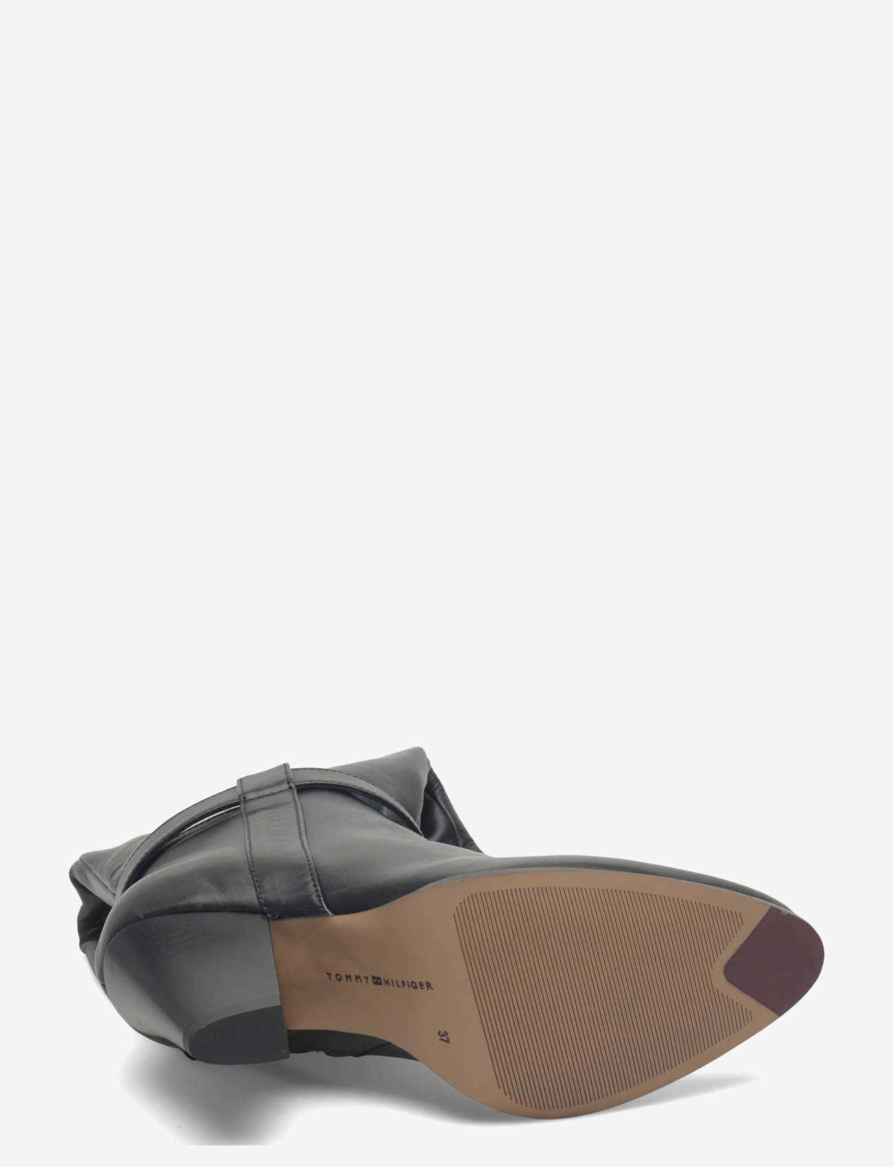 Tommy Hilfiger - TH T-STRAP LTHR POINTY LONG BOOT - damen - black - 4