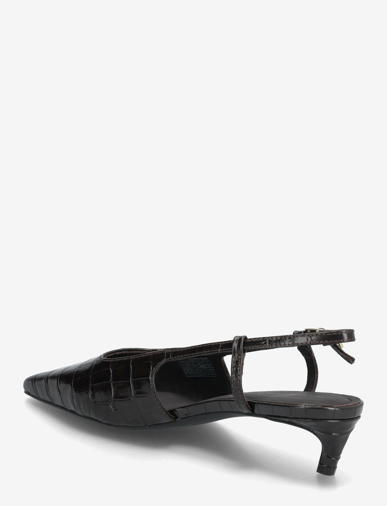 Tommy Hilfiger - CROC SLINGBACK SLANTED HEEL - högklackade slingbacks - brookwood - 2