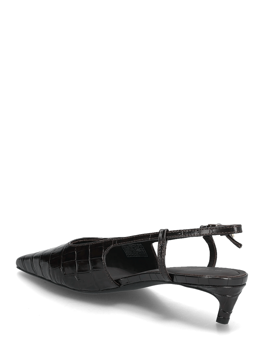 Tommy Hilfiger - CROC SLINGBACK SLANTED HEEL - slingbacks mit absatz - brookwood - 2