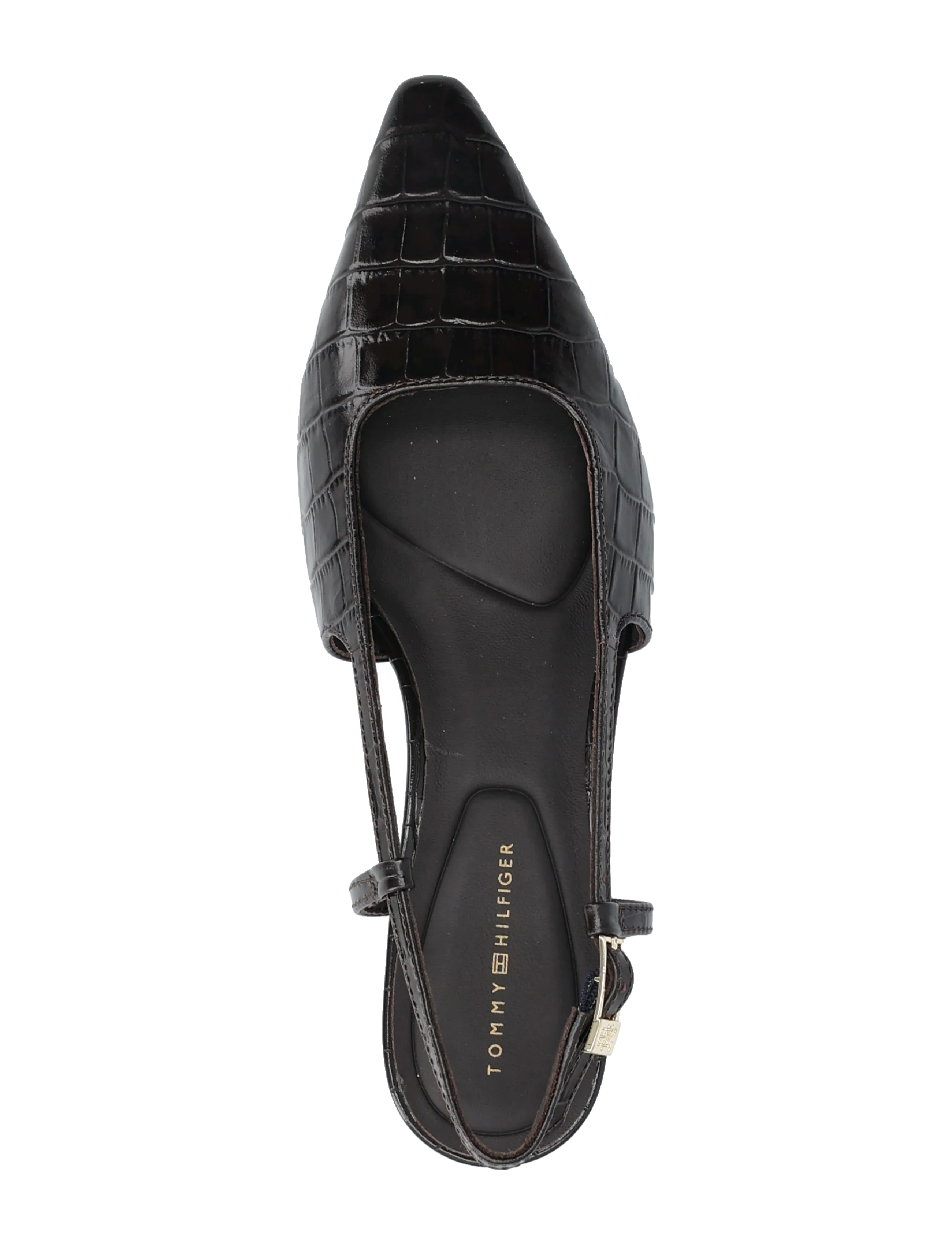 Tommy Hilfiger - CROC SLINGBACK SLANTED HEEL - slingbacks mit absatz - brookwood - 3