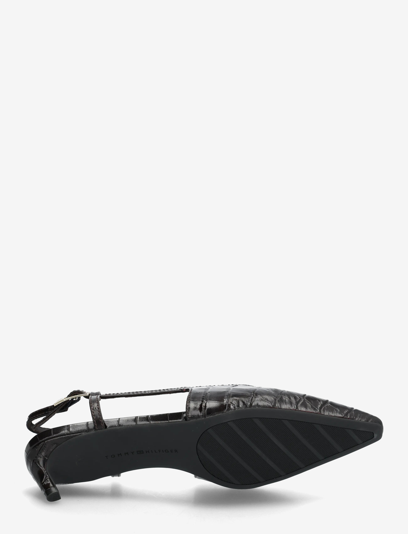 Tommy Hilfiger - CROC SLINGBACK SLANTED HEEL - högklackade slingbacks - brookwood - 4