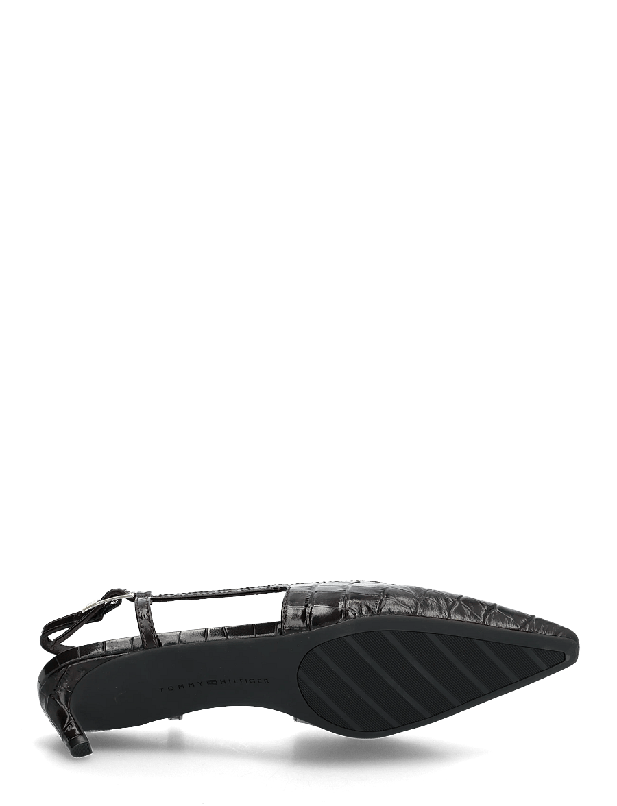 Tommy Hilfiger - CROC SLINGBACK SLANTED HEEL - slingbacks mit absatz - brookwood - 4