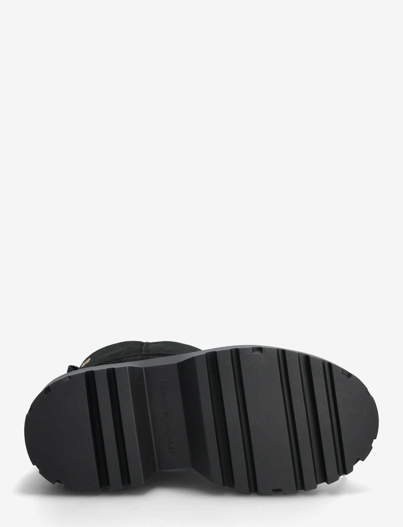 Tommy Hilfiger - REAL SHEARLING LACEUP SNOWBOOT - talvesaapad - black - 4