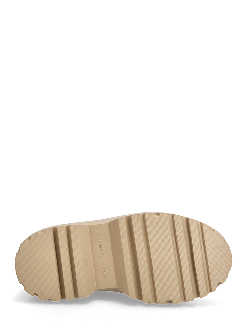 Tommy Hilfiger - REAL SHEARLING PULLON SNOWBOOT - flache stiefeletten - horseradish - 4