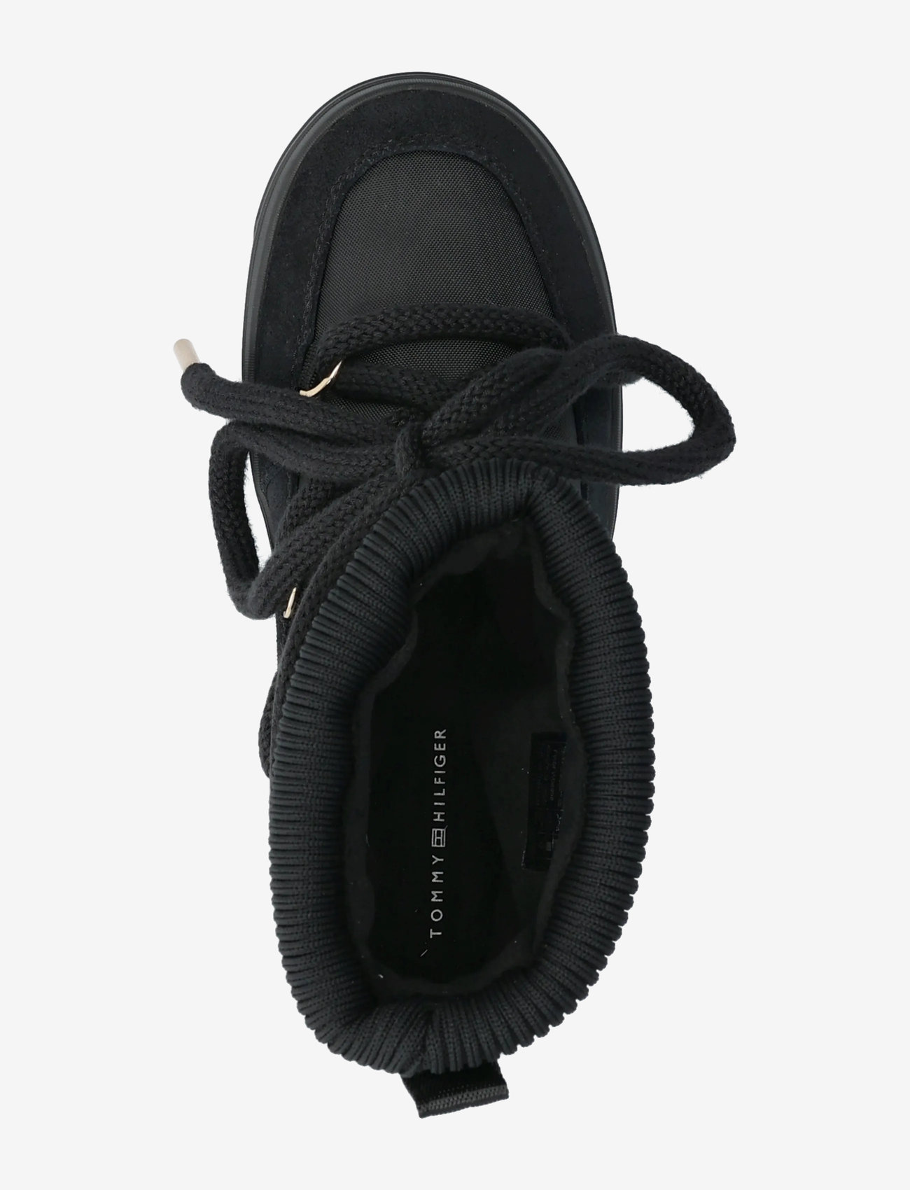 Tommy Hilfiger - TOMMYTECH LOGOTAPE SNOWBOOT WARM - geschnürte stiefel - black - 3