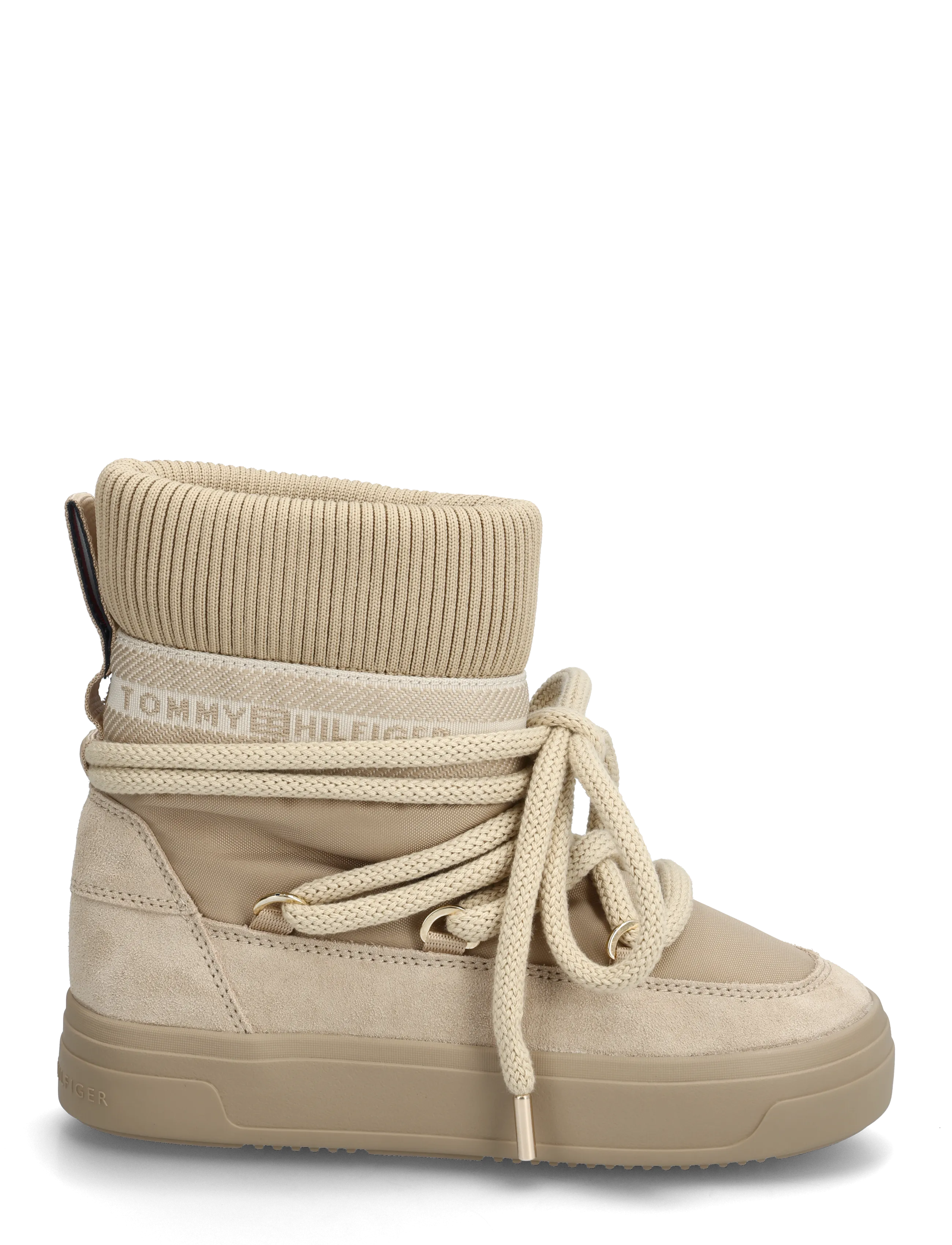 Tommy Hilfiger - TOMMYTECH LOGOTAPE SNOWBOOT WARM - bamsestøvler - horseradish - 1