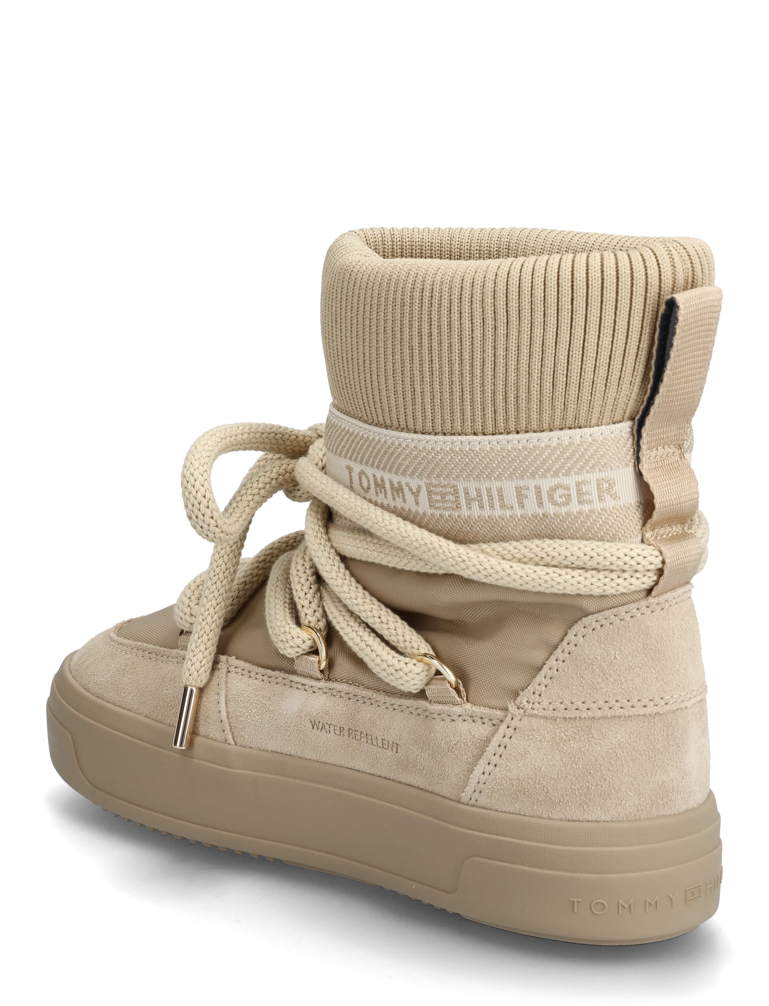 Tommy Hilfiger - TOMMYTECH LOGOTAPE SNOWBOOT WARM - bamsestøvler - horseradish - 2
