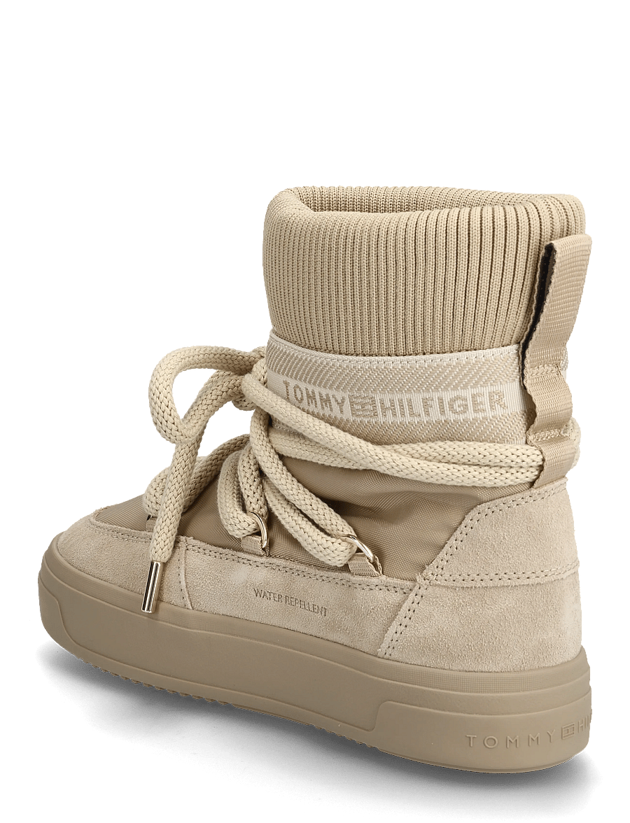 Tommy Hilfiger - TOMMYTECH LOGOTAPE SNOWBOOT WARM - bamsestøvler - horseradish - 2