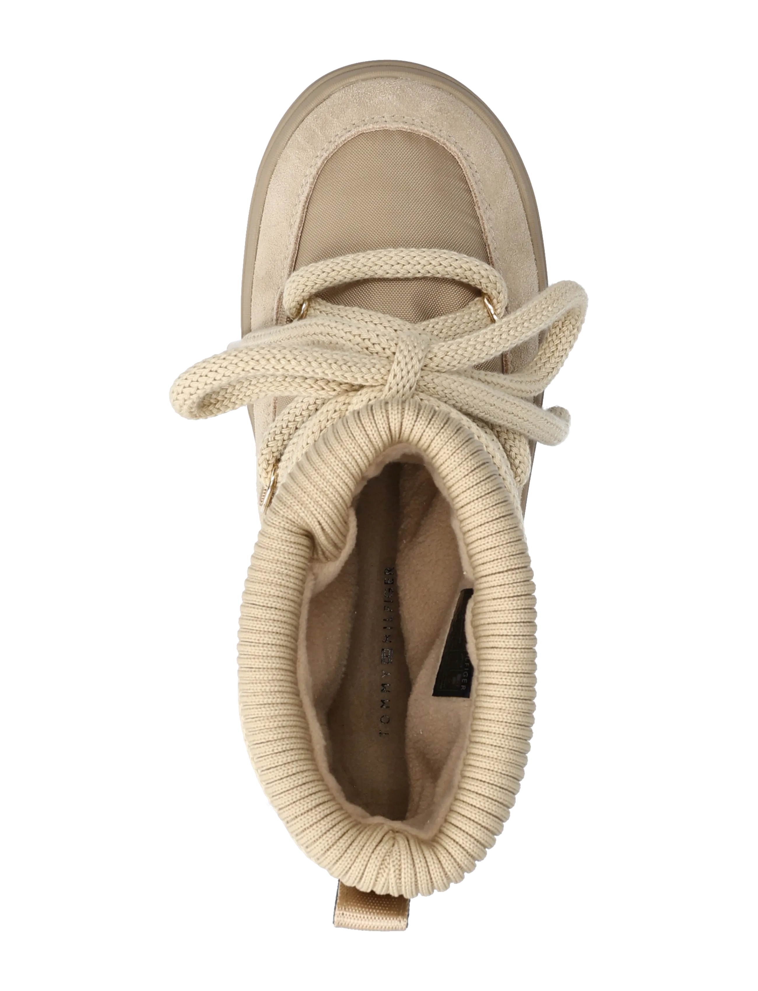 Tommy Hilfiger - TOMMYTECH LOGOTAPE SNOWBOOT WARM - bamsestøvler - horseradish - 3