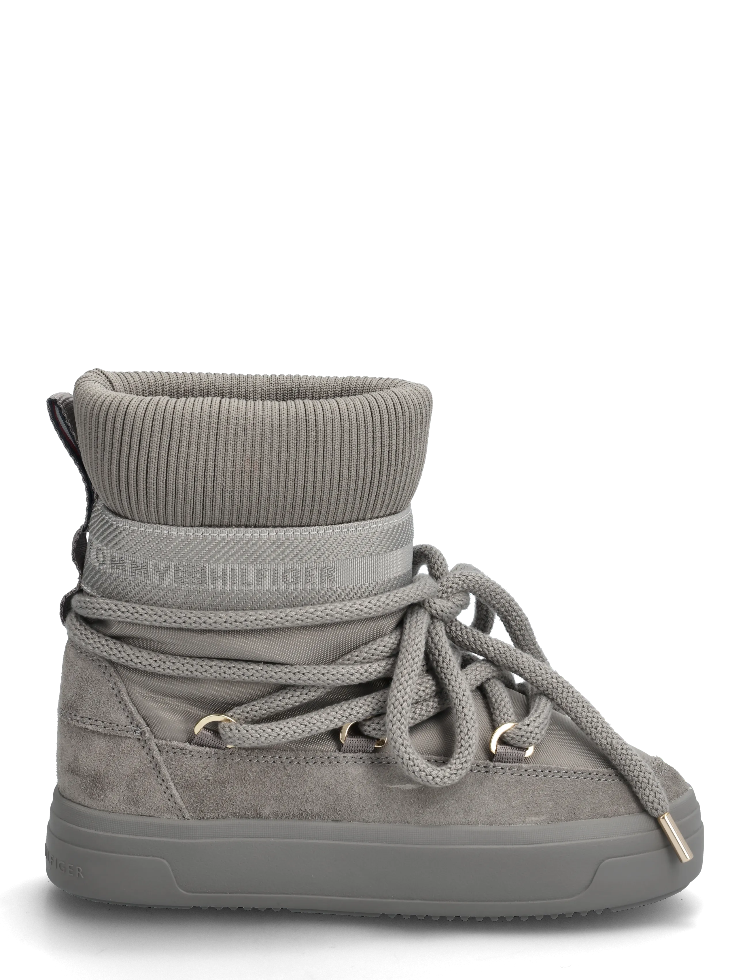 Tommy Hilfiger - TOMMYTECH LOGOTAPE SNOWBOOT WARM - kailiniai batai - pewter grey - 1