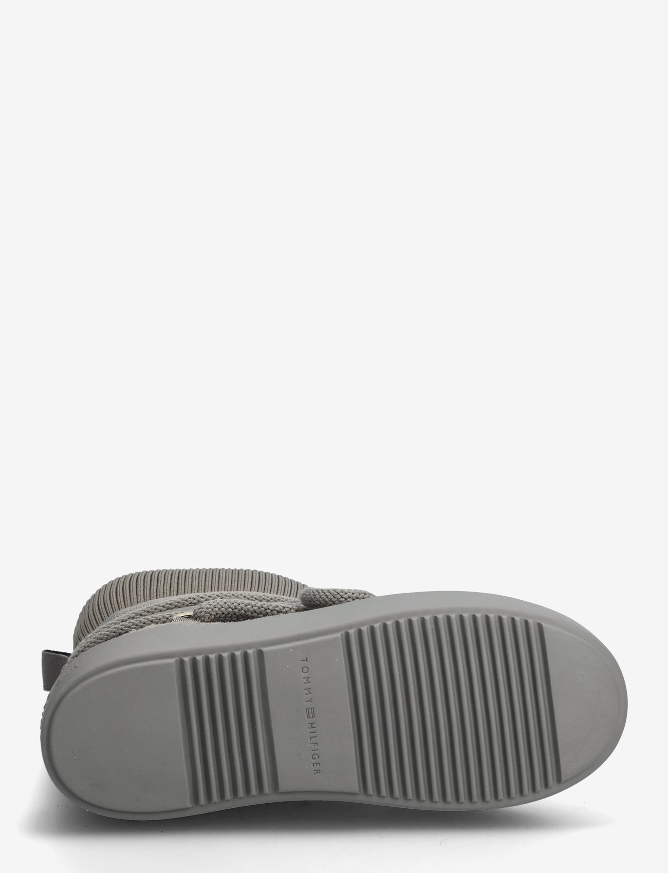 Tommy Hilfiger - TOMMYTECH LOGOTAPE SNOWBOOT WARM - bamsestøvler - pewter grey - 4