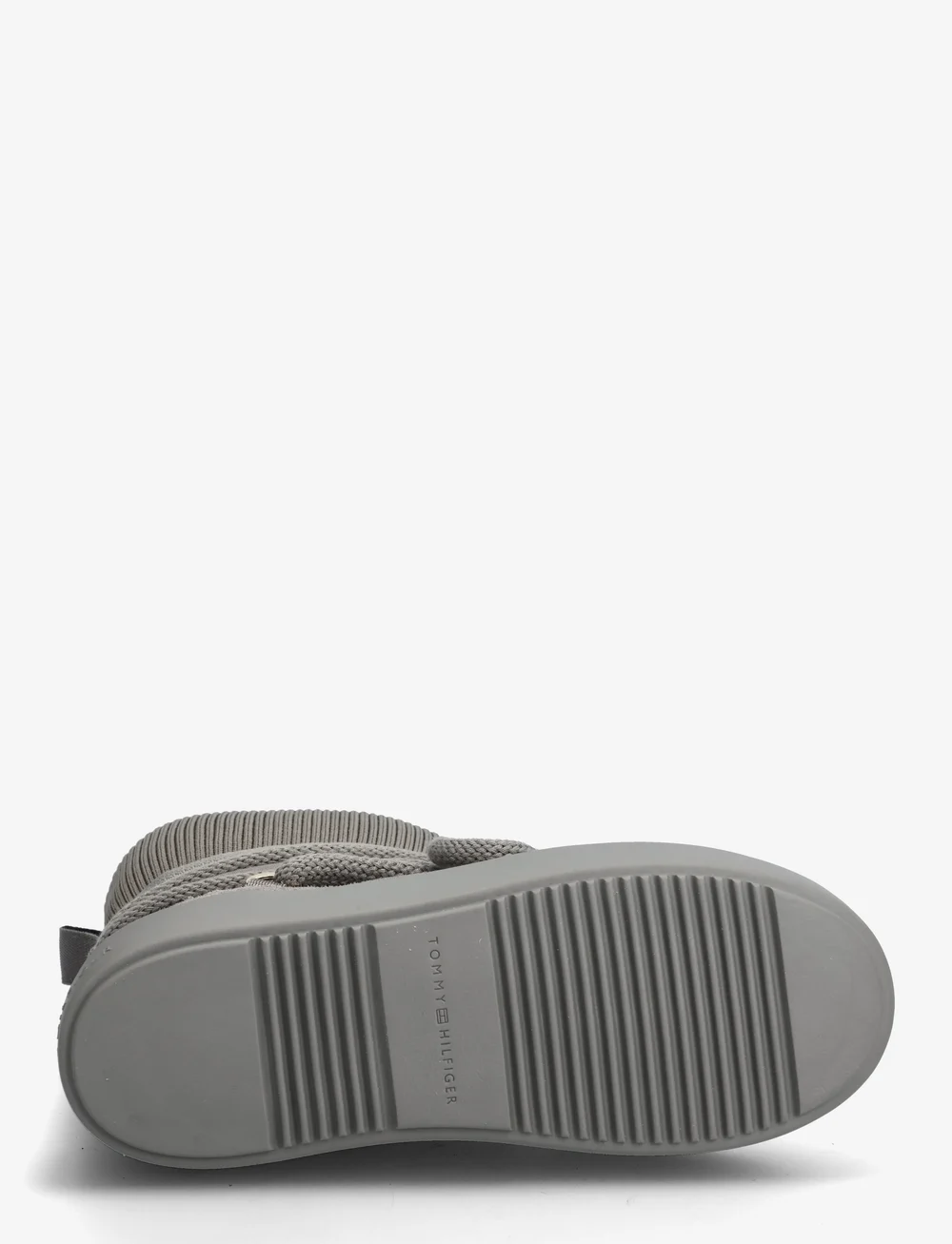 Tommy Hilfiger - TOMMYTECH LOGOTAPE SNOWBOOT WARM - teddy boots - pewter grey - 4