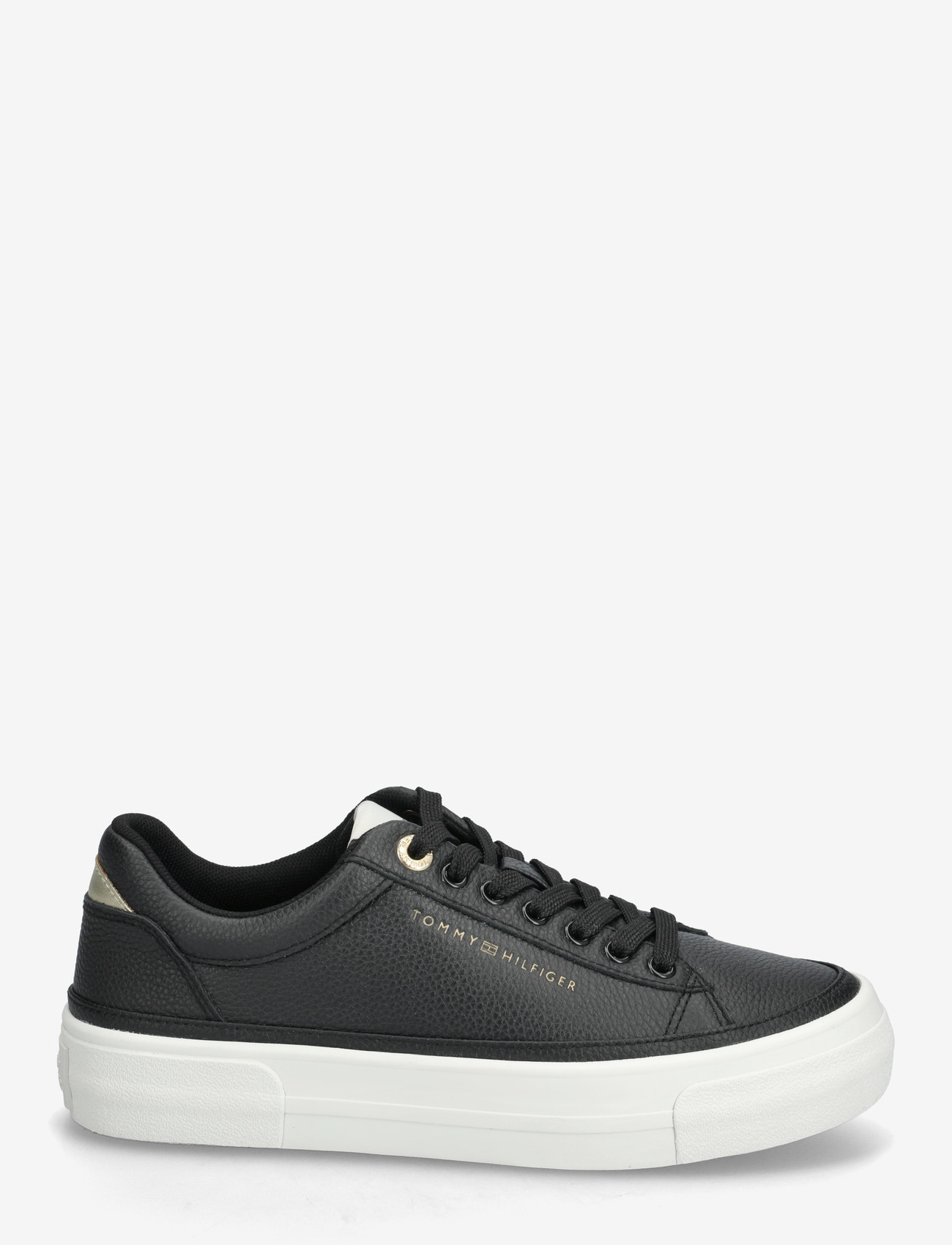 Tommy Hilfiger - TH FOXING PLATFORM LEATHER - konfirmatsioon - black ancient white - 1