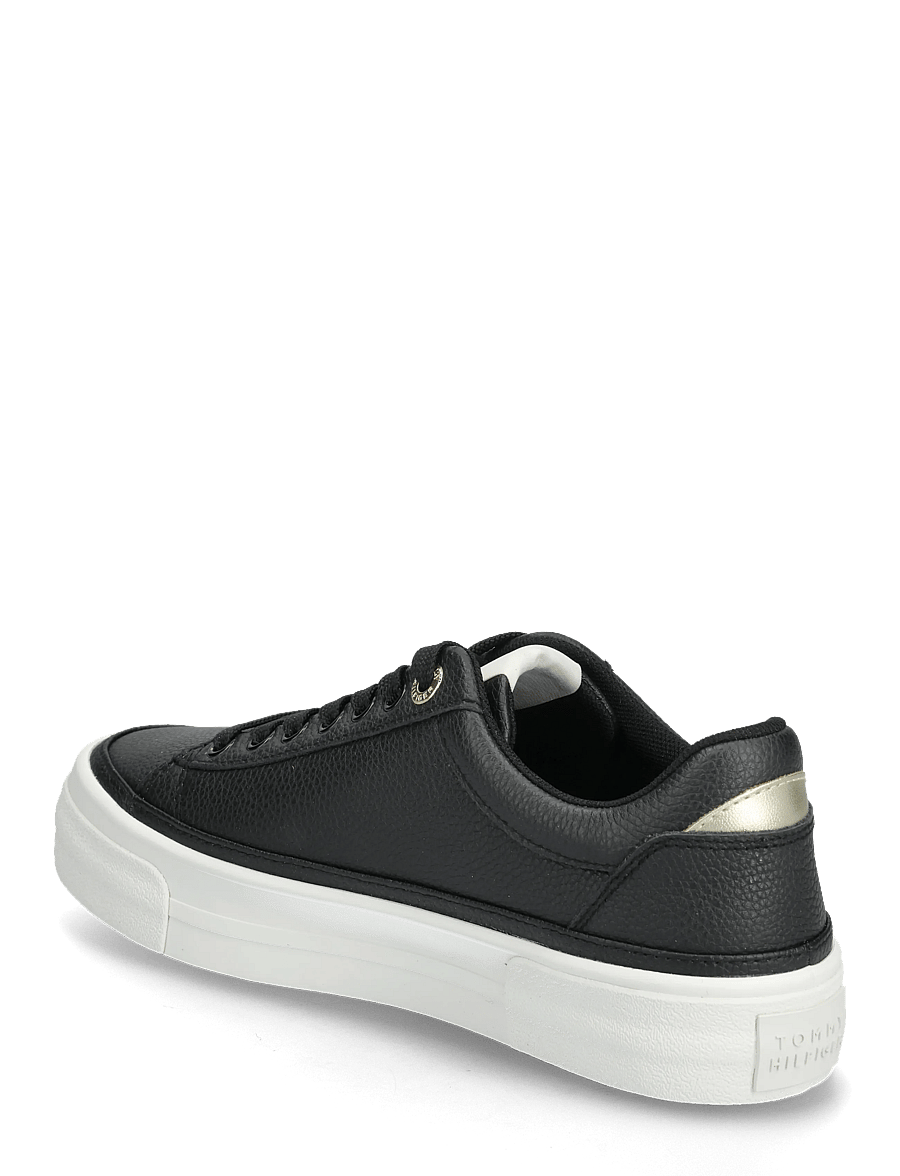 Tommy Hilfiger - TH FOXING PLATFORM LEATHER - lave sneakers - black ancient white - 2