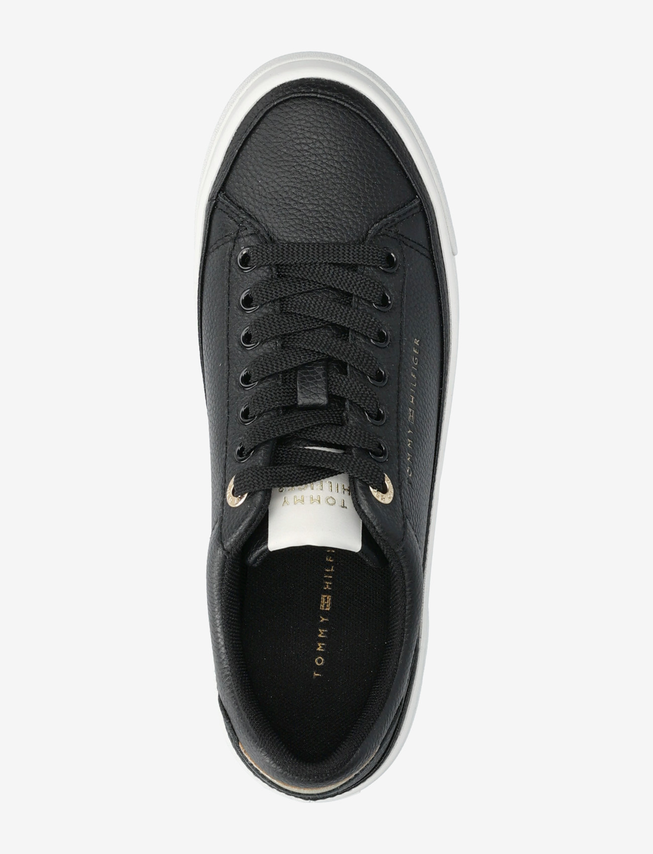 Tommy Hilfiger - TH FOXING PLATFORM LEATHER - konfirmatsioon - black ancient white - 3