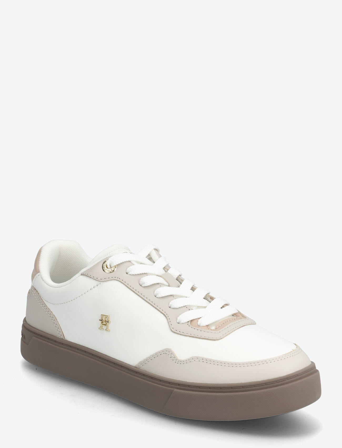 Tommy Hilfiger - CASUAL CUPSOLE SNEAKER - konfirmationstøj - ecru classic stone misty blush - 0