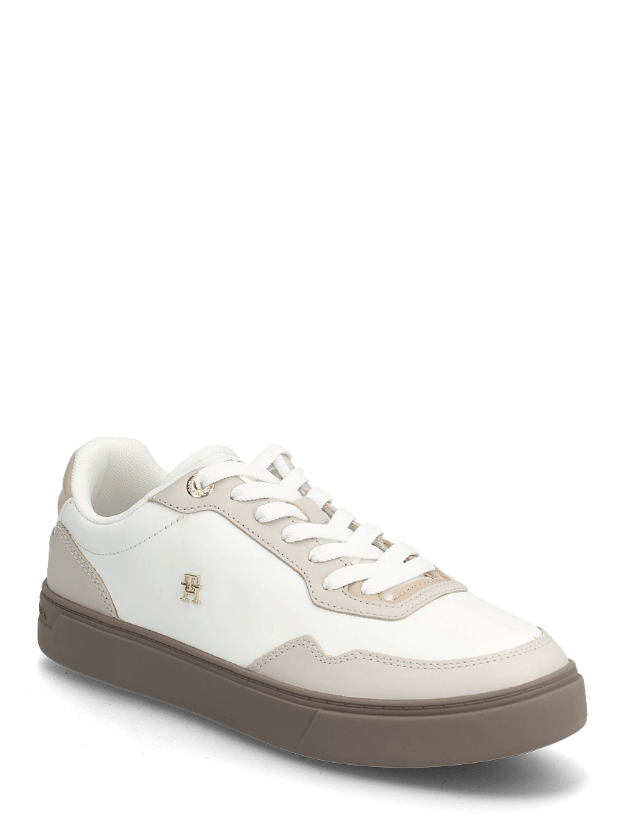 Tommy Hilfiger - CASUAL CUPSOLE SNEAKER - konfirmation - ecru classic stone misty blush - 0