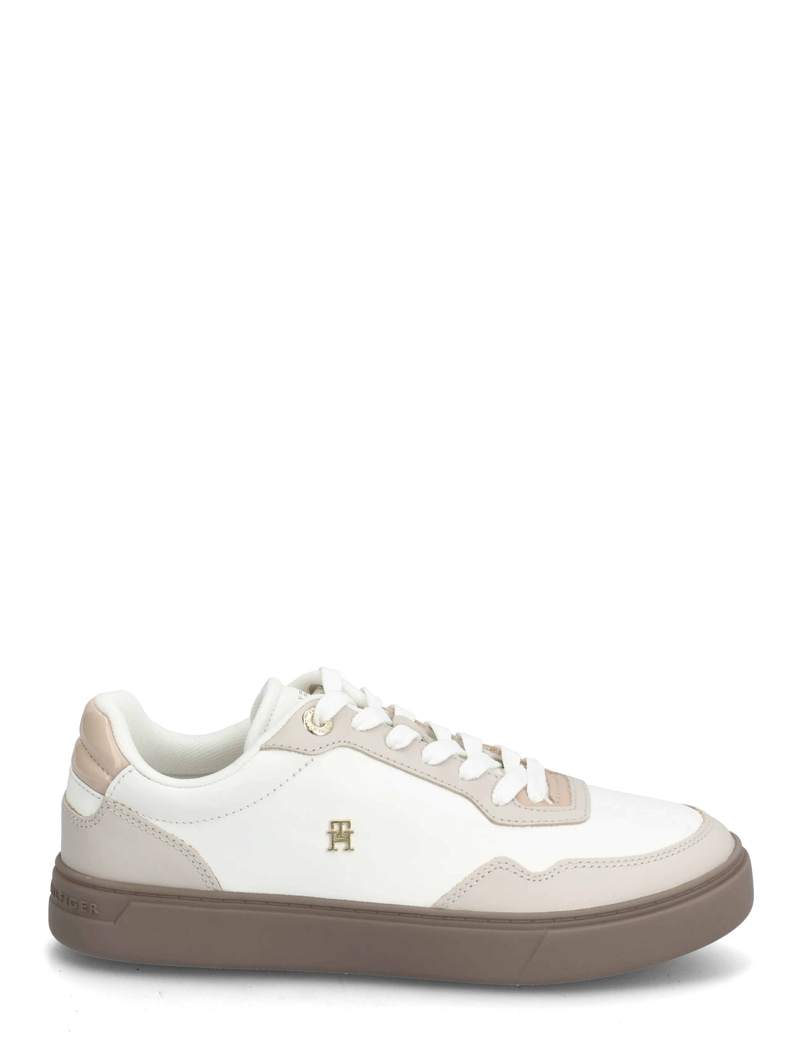 Tommy Hilfiger - CASUAL CUPSOLE SNEAKER - konfirmationstøj - ecru classic stone misty blush - 1