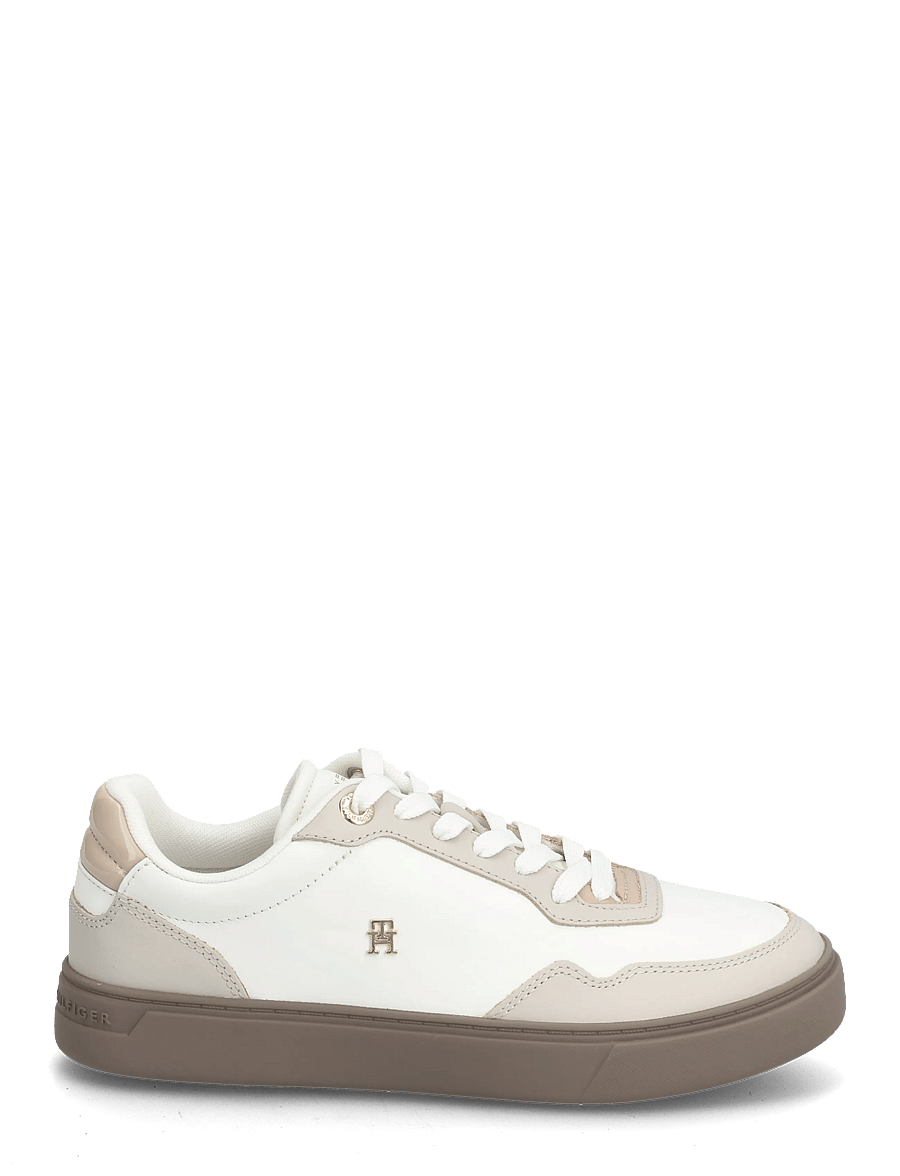 Tommy Hilfiger - CASUAL CUPSOLE SNEAKER - konfirmation - ecru classic stone misty blush - 1