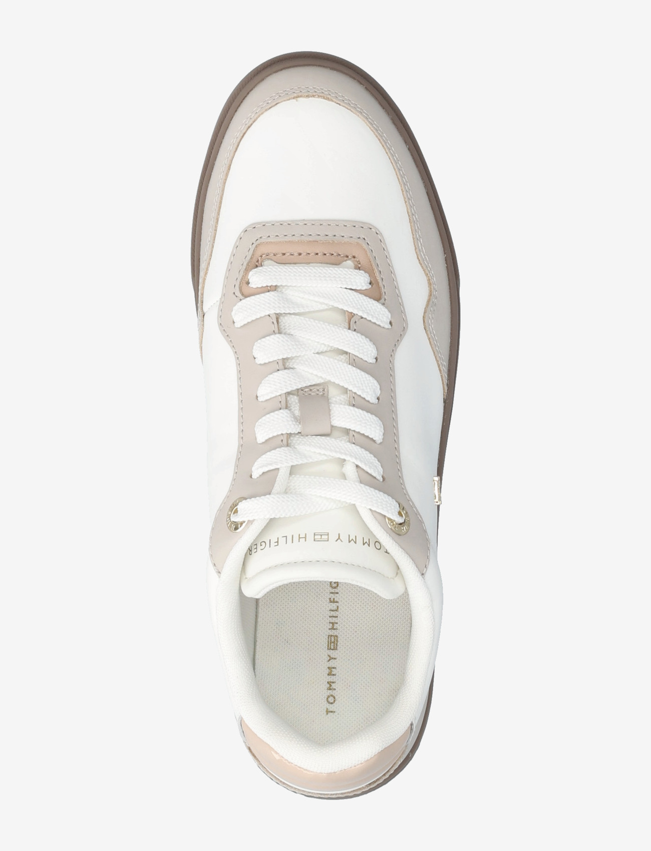 Tommy Hilfiger - CASUAL CUPSOLE SNEAKER - konfirmationstøj - ecru classic stone misty blush - 3