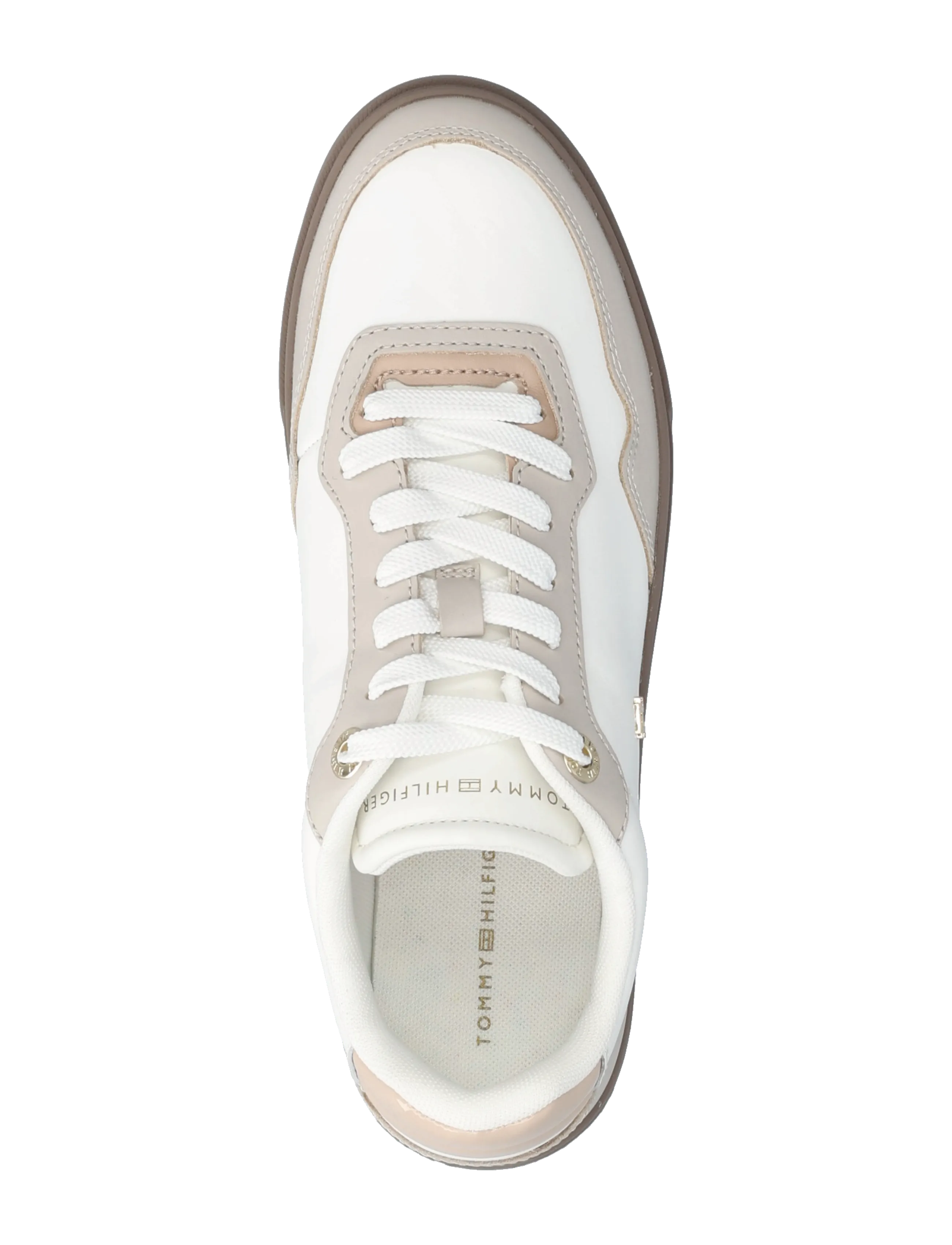 Tommy Hilfiger - CASUAL CUPSOLE SNEAKER - konfirmationstøj - ecru classic stone misty blush - 3