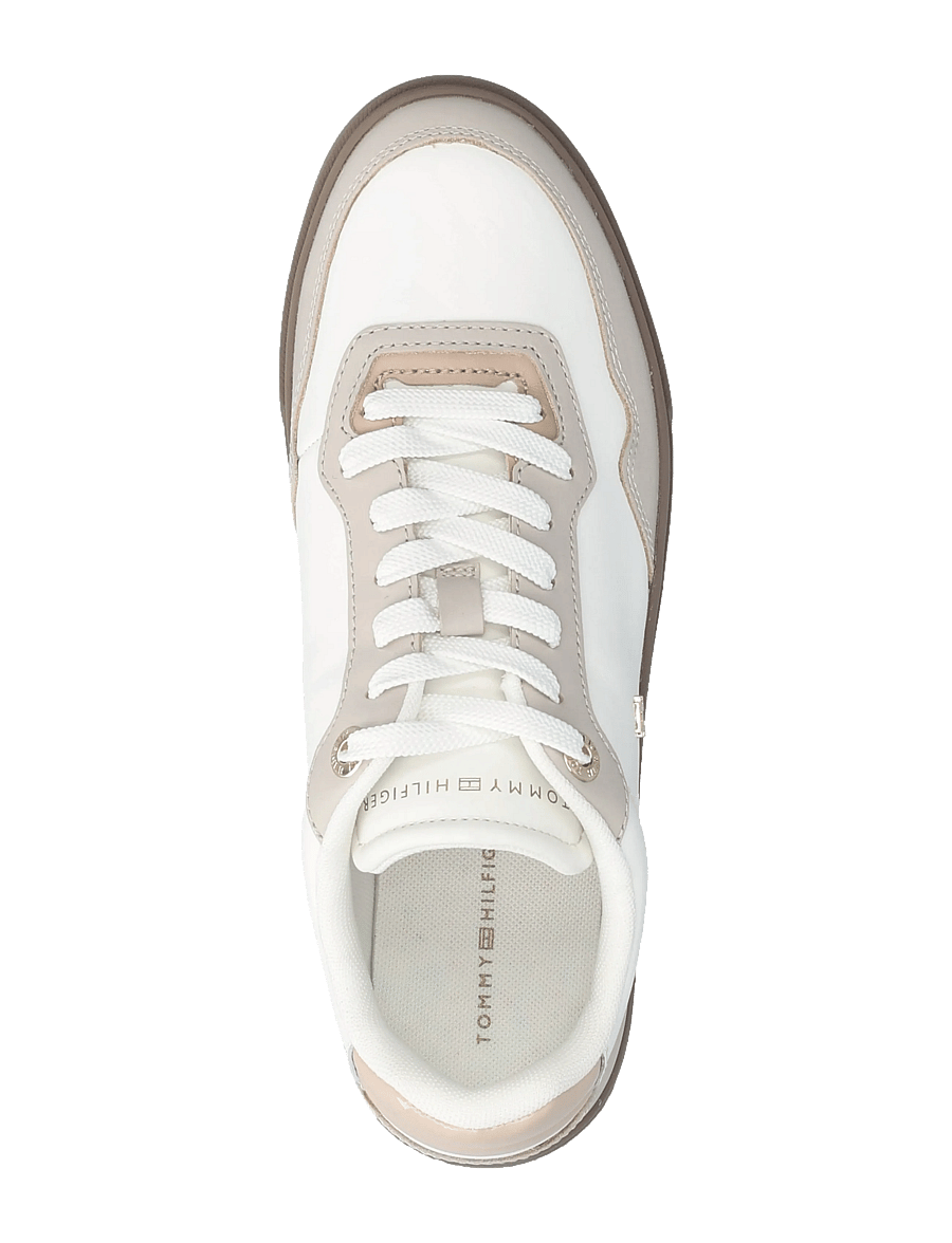 Tommy Hilfiger - CASUAL CUPSOLE SNEAKER - konfirmation - ecru classic stone misty blush - 3