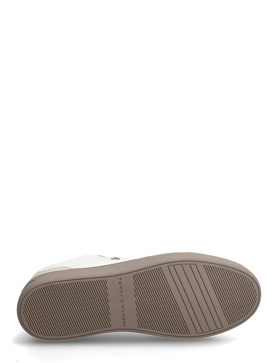 Tommy Hilfiger - CASUAL CUPSOLE SNEAKER - konfirmation - ecru classic stone misty blush - 4