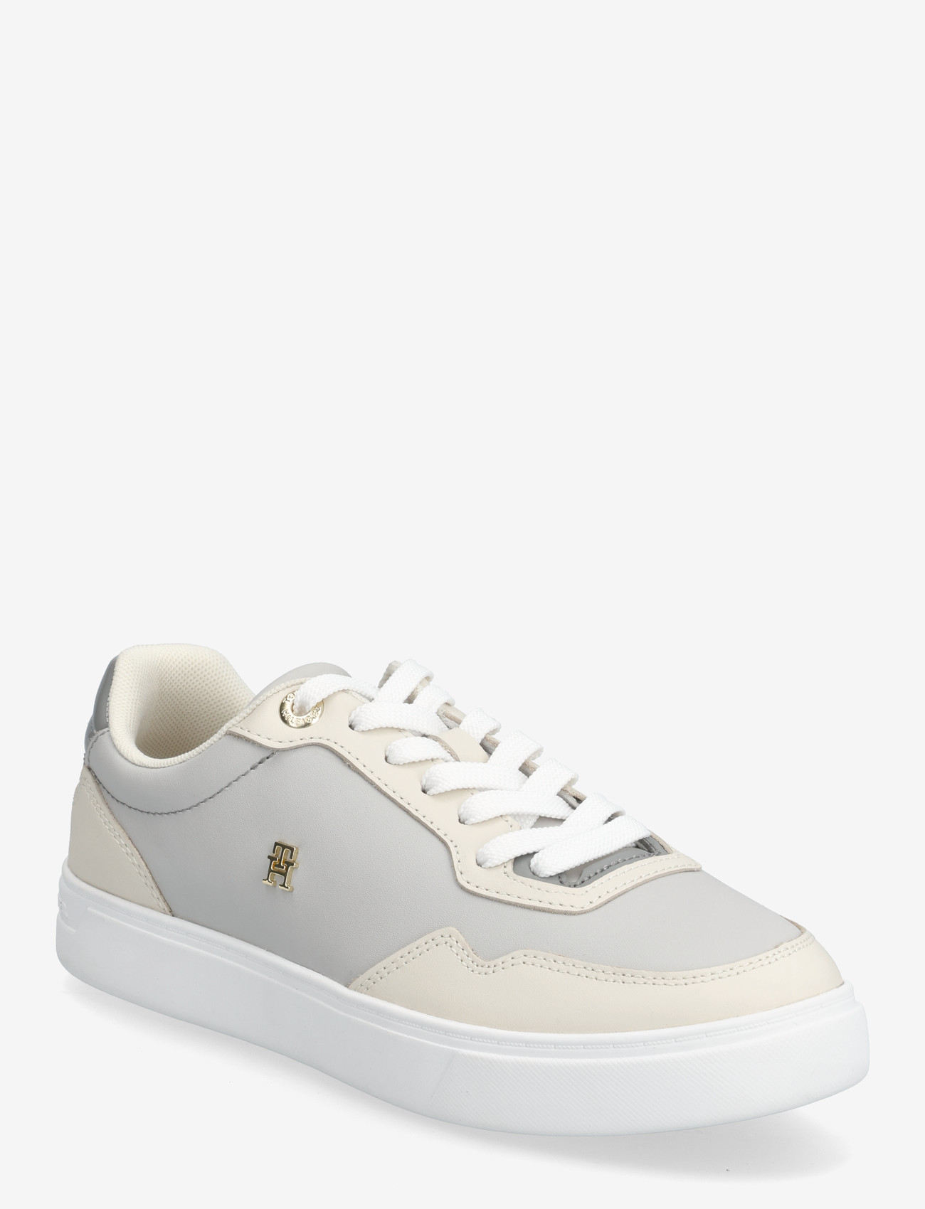 Tommy Hilfiger - CASUAL CUPSOLE SNEAKER - konfirmation - soft cream grey whisper - 0