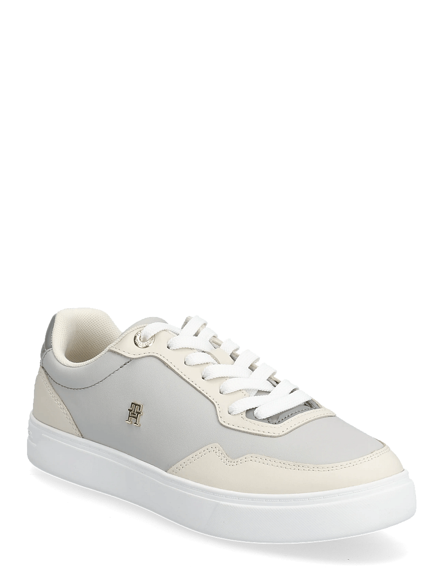 Tommy Hilfiger - CASUAL CUPSOLE SNEAKER - konfirmation - soft cream grey whisper - 0