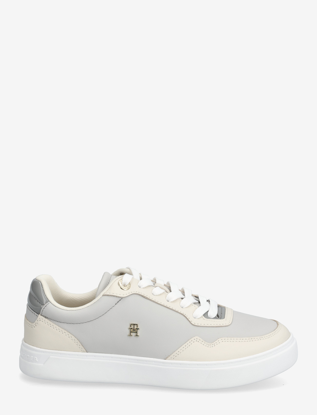 Tommy Hilfiger - CASUAL CUPSOLE SNEAKER - konfirmation - soft cream grey whisper - 1