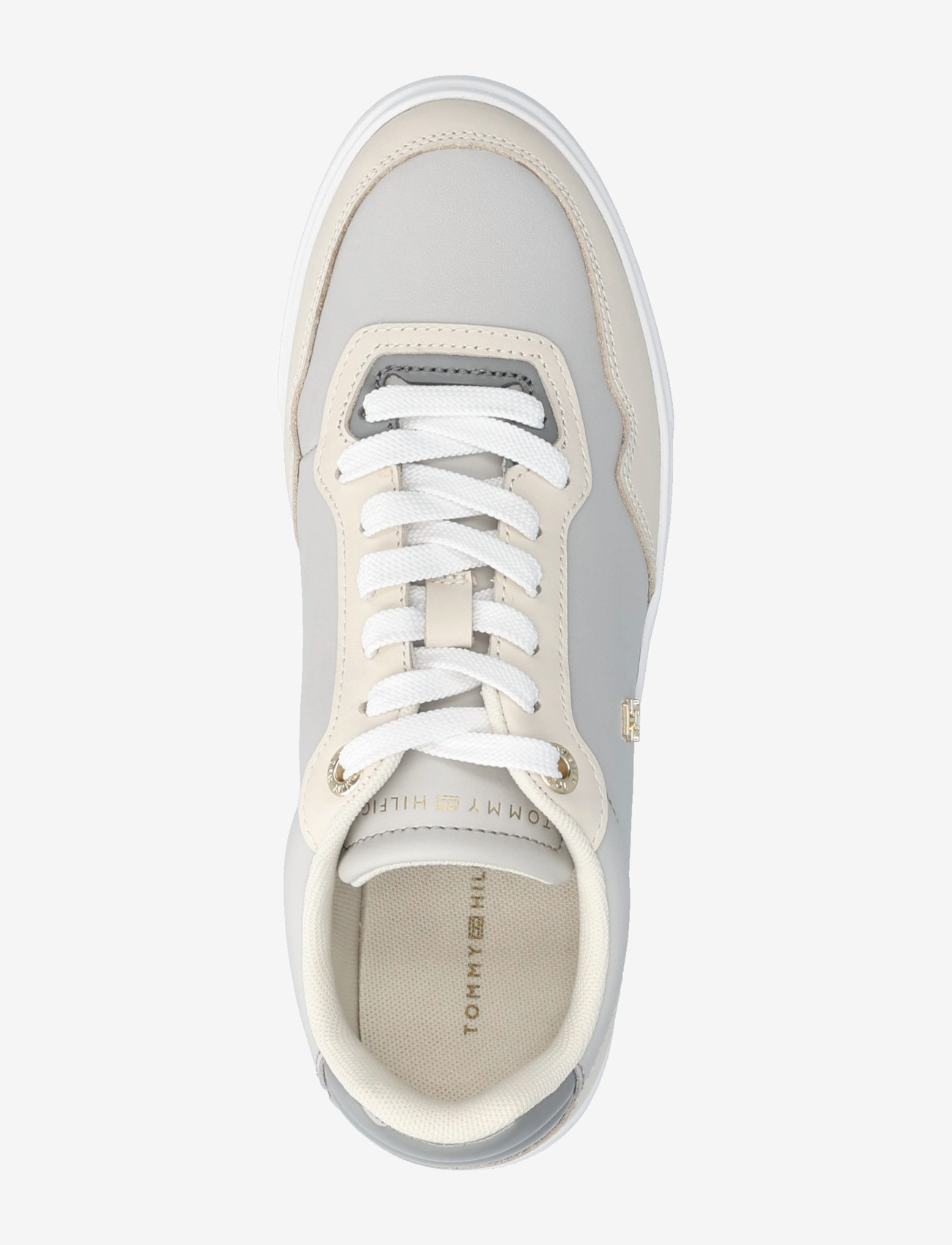 Tommy Hilfiger - CASUAL CUPSOLE SNEAKER - konfirmation - soft cream grey whisper - 3