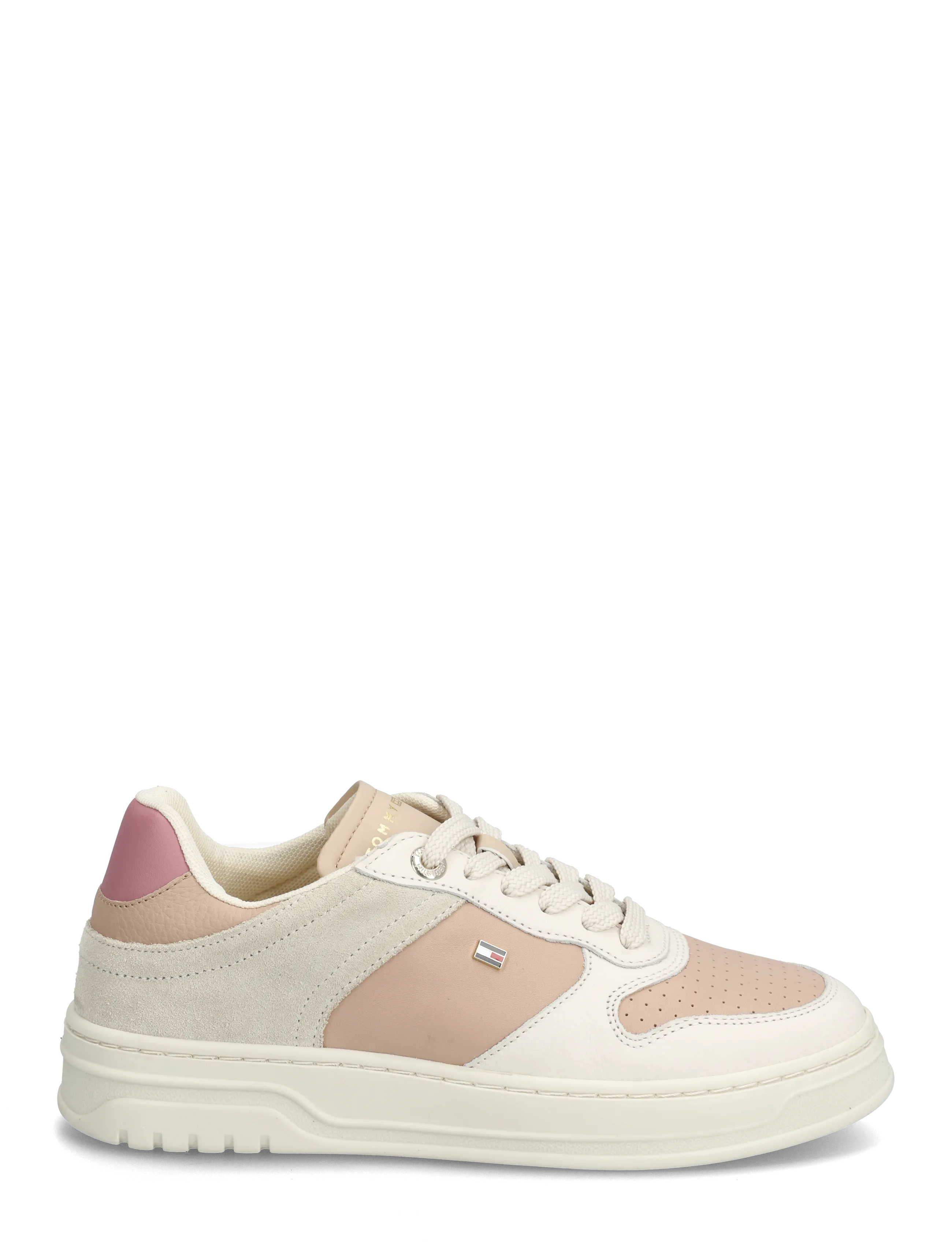 Tommy Hilfiger - TH SPORTY CUPSOLE TUMBLED LTR - konfirmationstøj - soft cream misty blush pink - 1
