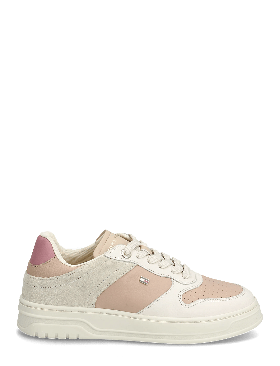 Tommy Hilfiger - TH SPORTY CUPSOLE TUMBLED LTR - konfirmationstøj - soft cream misty blush pink - 1