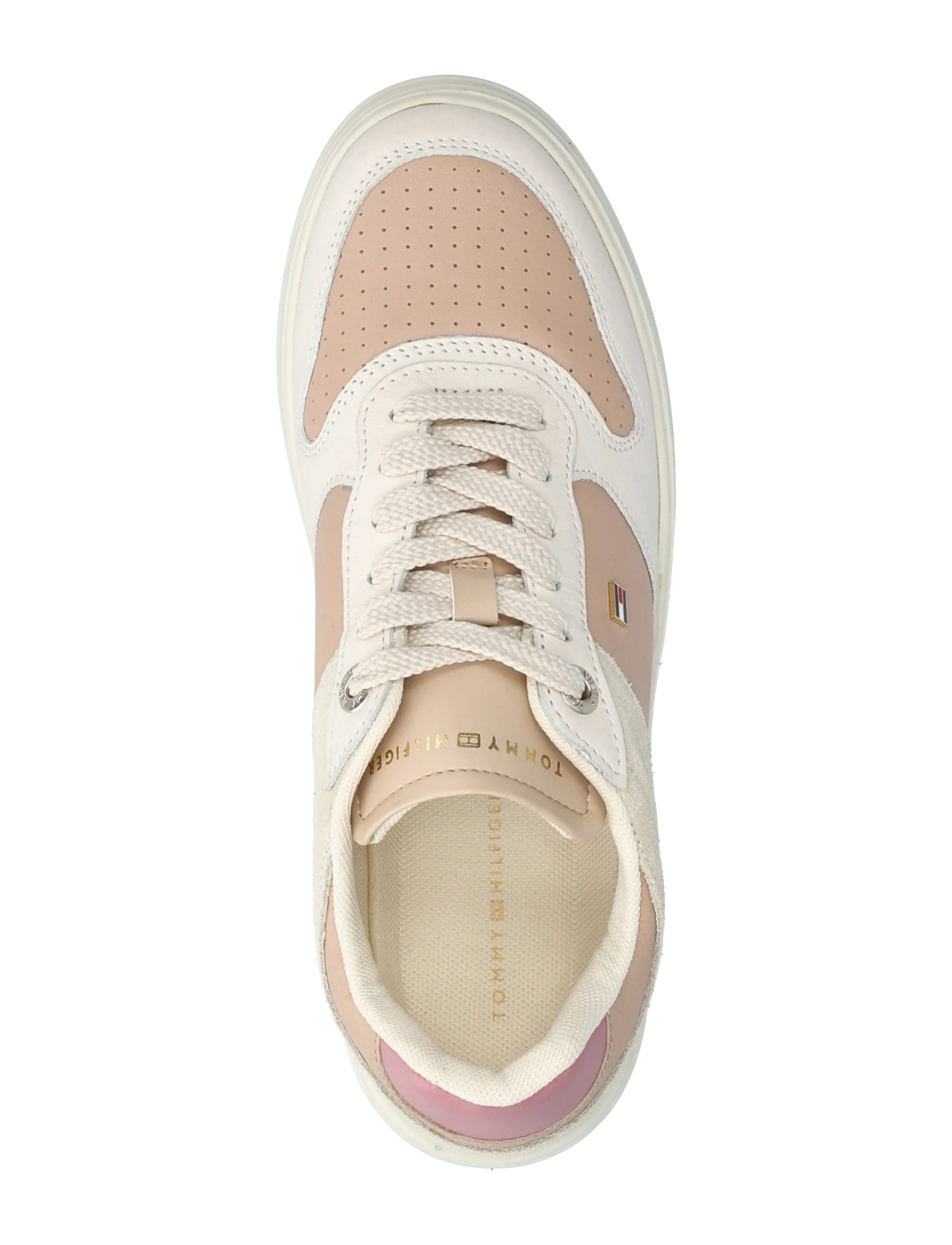 Tommy Hilfiger - TH SPORTY CUPSOLE TUMBLED LTR - konfirmationstøj - soft cream misty blush pink - 3