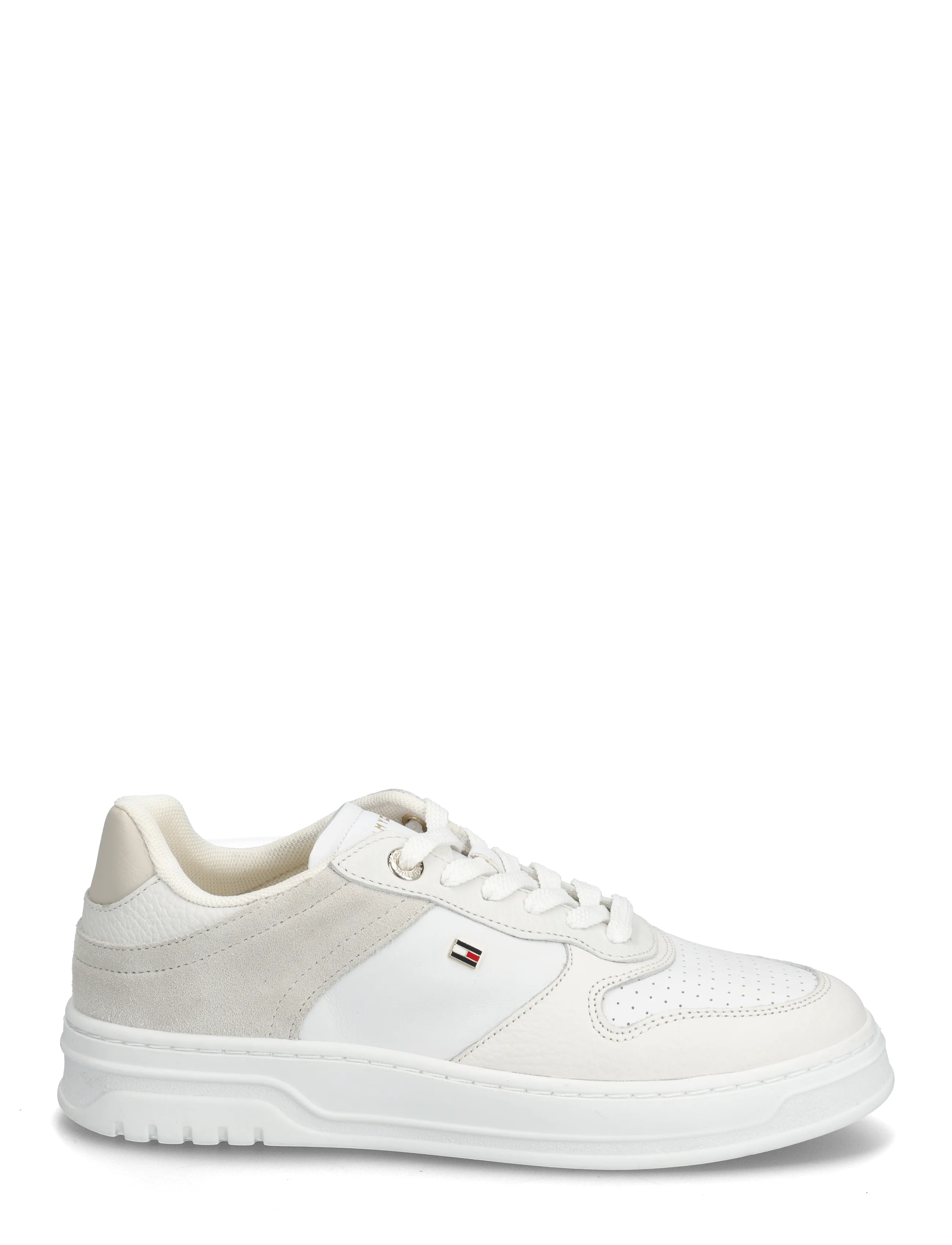 Tommy Hilfiger - TH SPORTY CUPSOLE TUMBLED LTR - konfirmationstøj - white light grey - 1